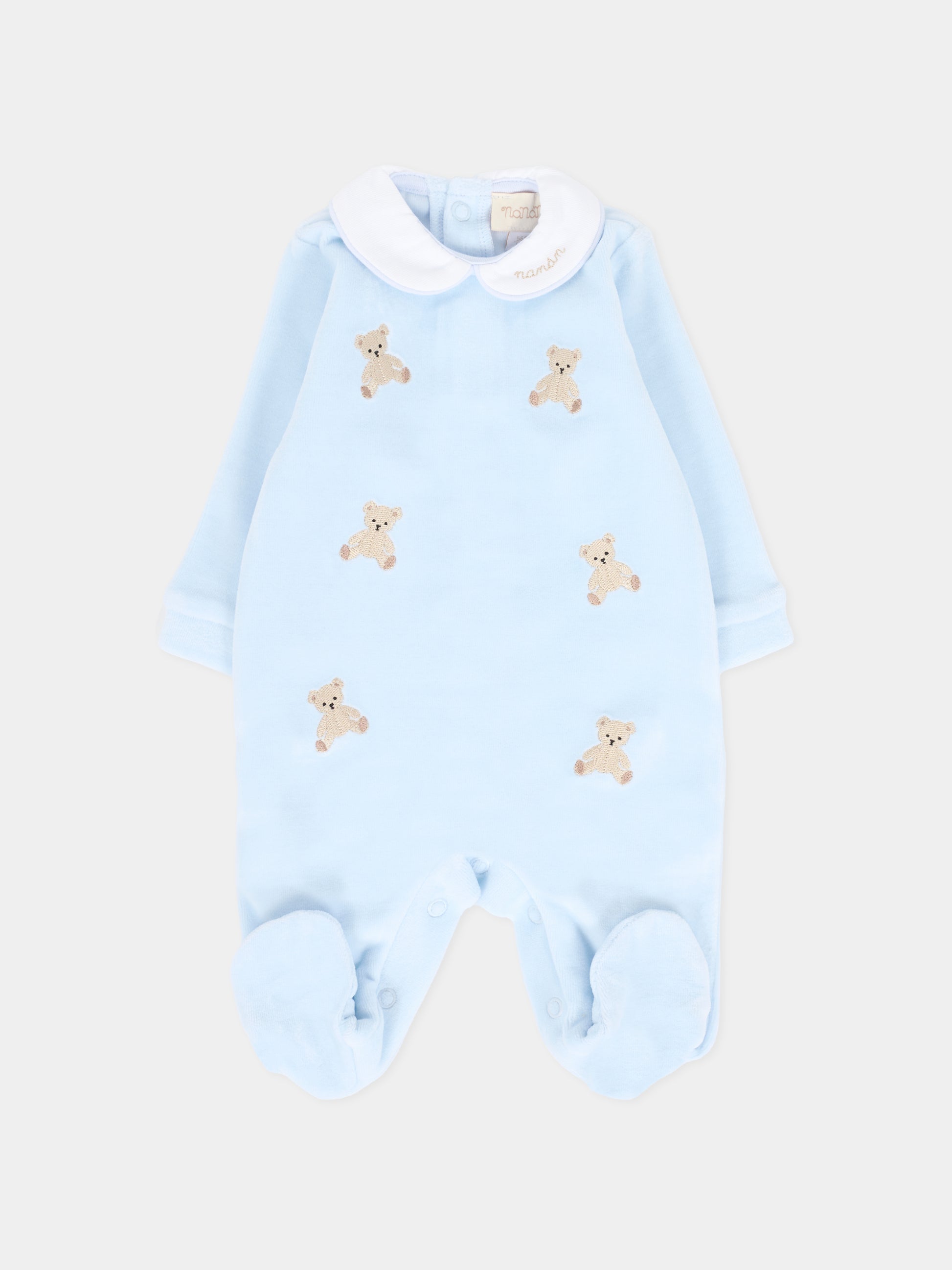 Tutina celeste per neonato con orsetti,Nanán,I25015A