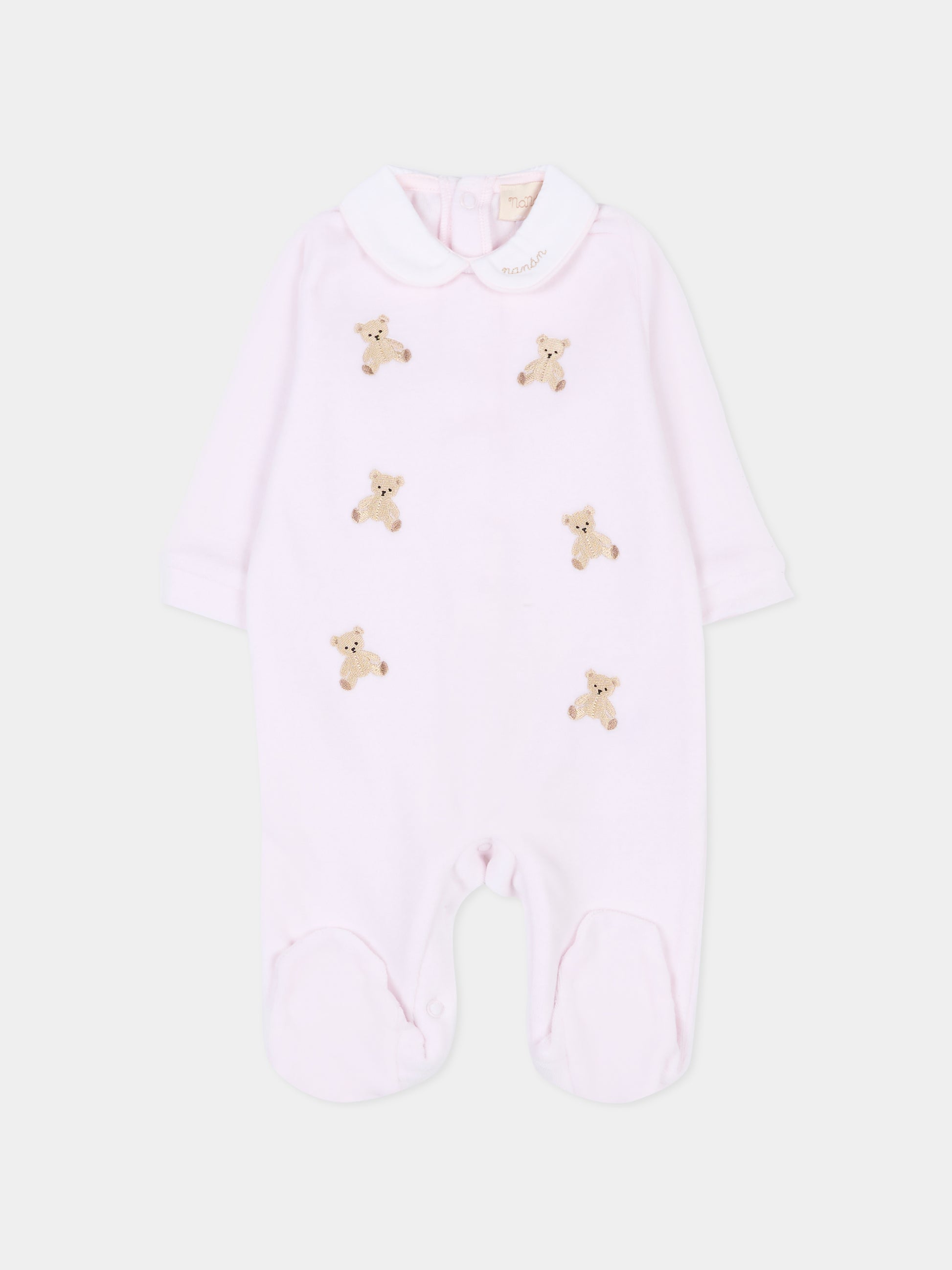 Tutina rosa per neonata con orsetti,Nanán,I25015R