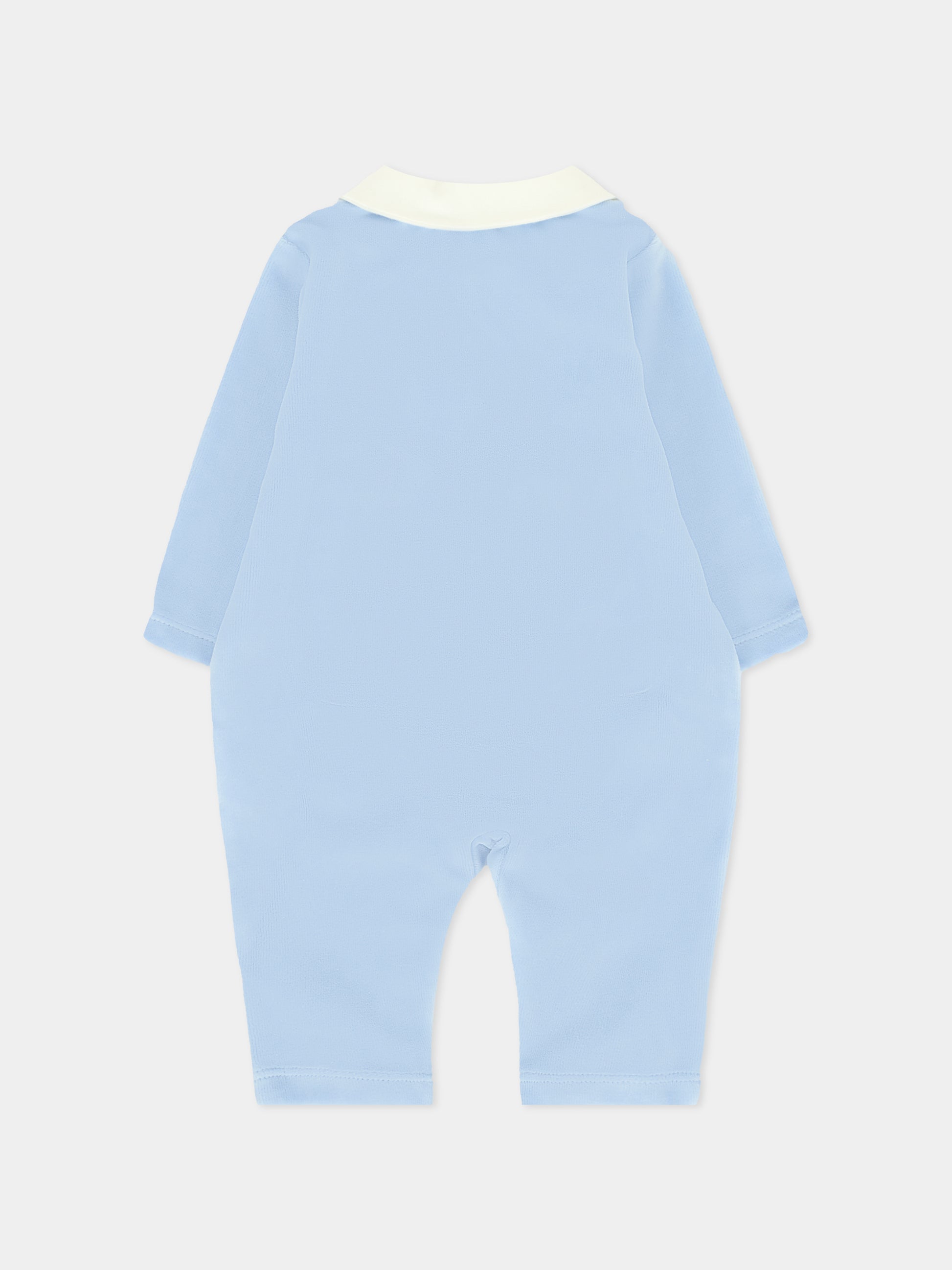 Tutina azzurra per neonato con orsetti,Nanán,I25130A