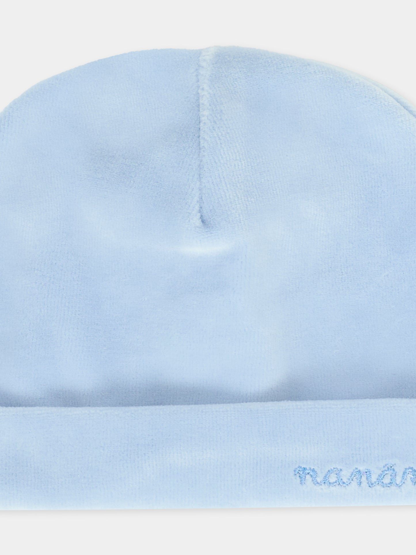 Cappello celeste per neonato con logo,Nanán,I25131A