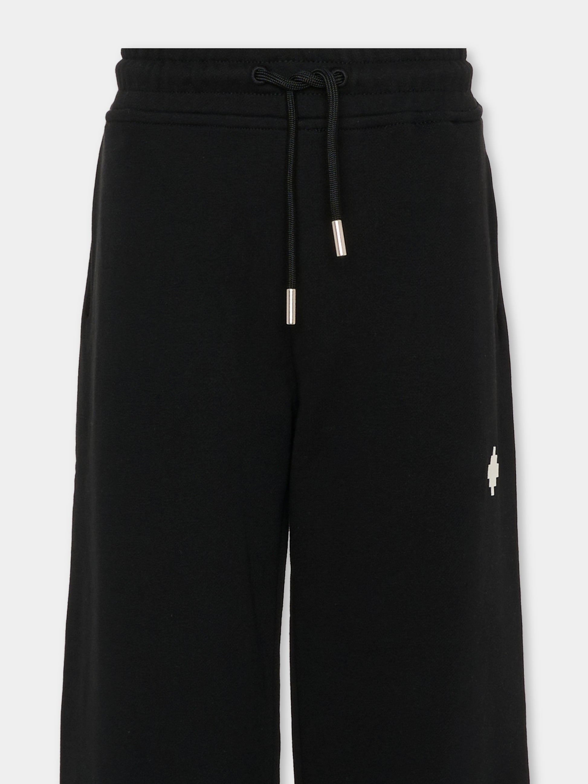 Pantaloni neri per bambino con ali,County Of Milan Kids,F5CMJBFP067 110