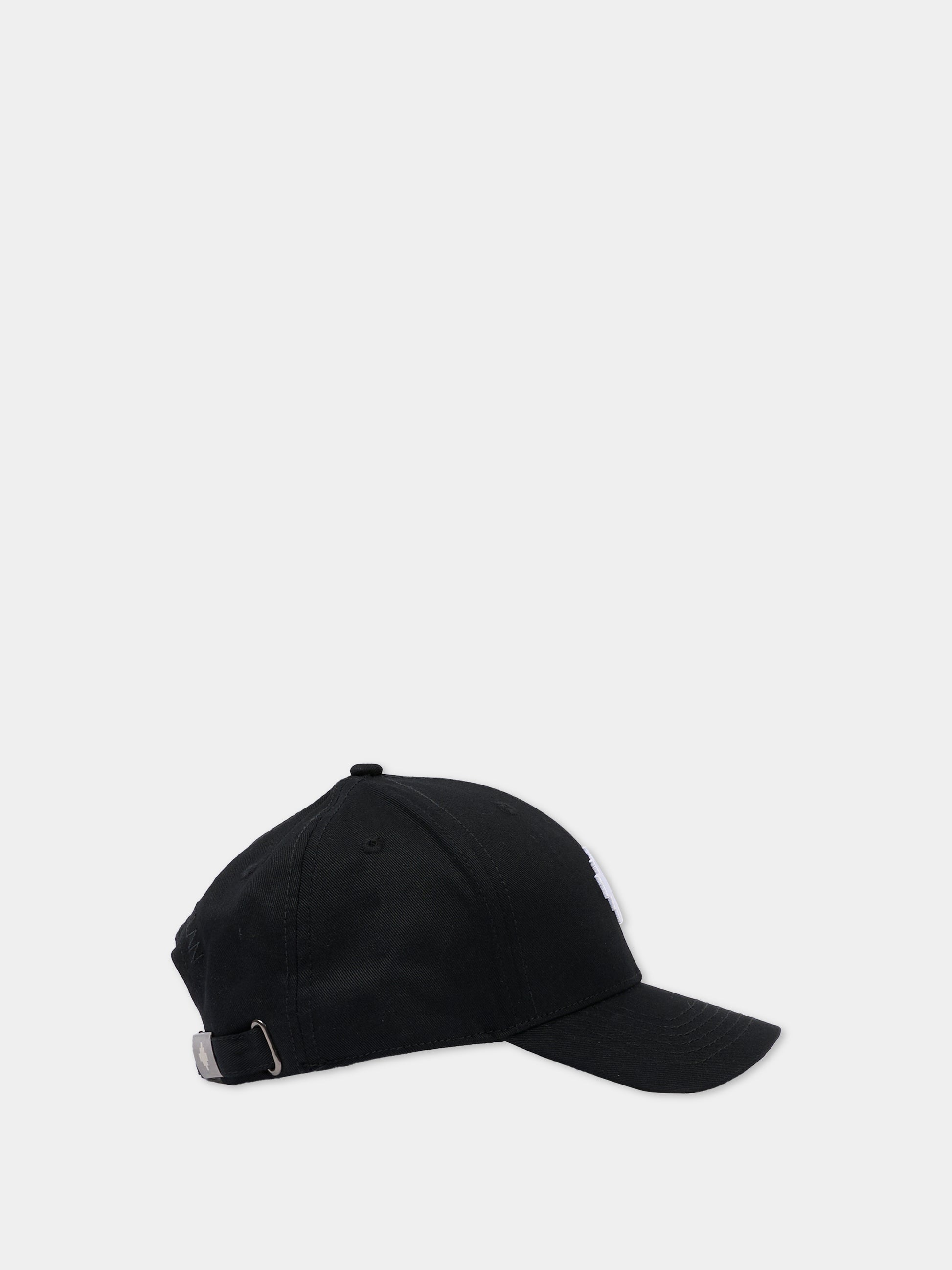 Cappello nero per bambino con logo,County Of Milan Kids,F5CMJUBC103 110