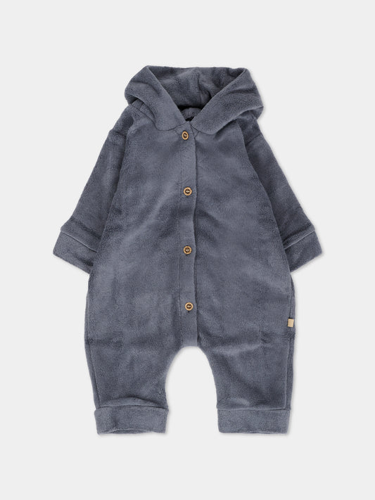 Tutina grigia per neonato con cappuccio,Bamboom,1066 MIDNIGHT BLUE