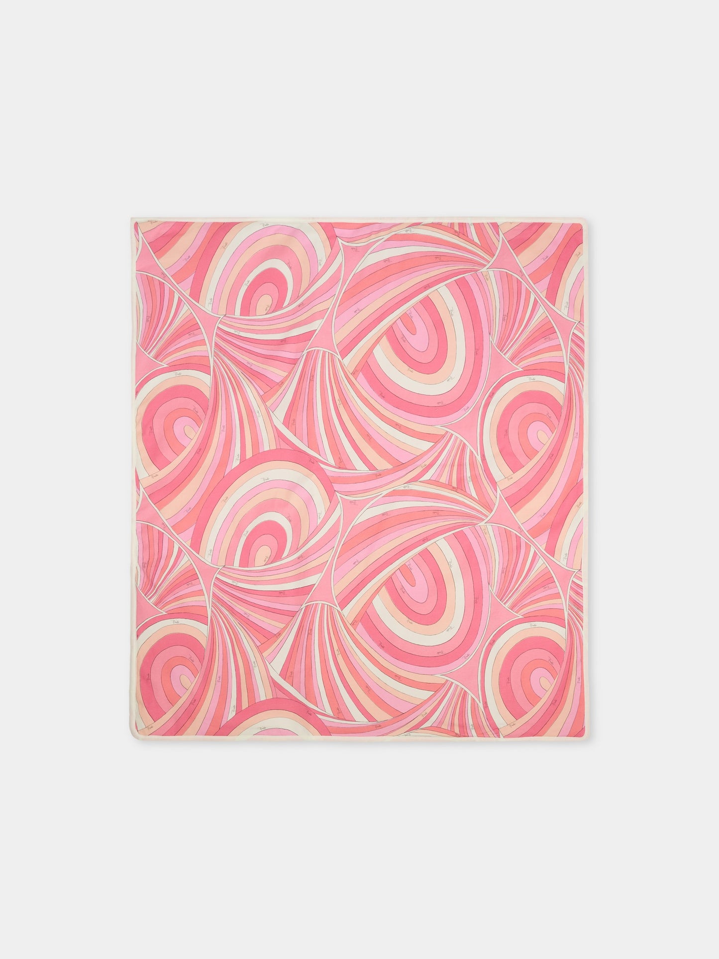 Coperta rosa per neonata con mstampa marmo,Emilio Pucci Junior,PX0000 Z3346 109RS
