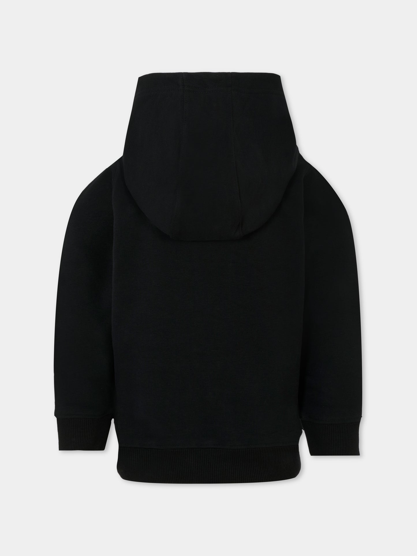 Felpa nera per bambini con logo,Givenchy Kids,H30939 09B
