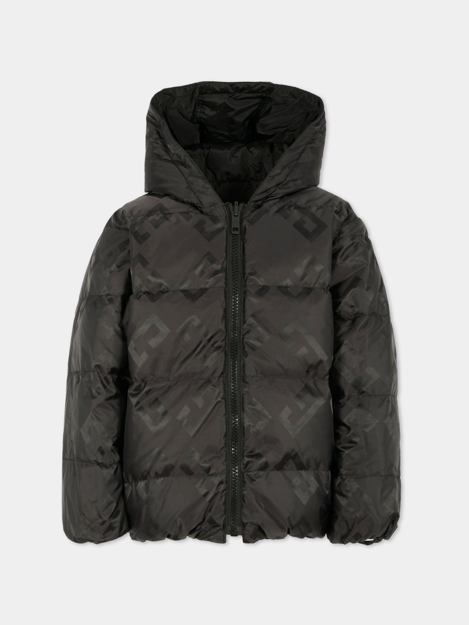Piumino reversibile nero per bambini con motivo 4G,Givenchy Kids,H30931 09B