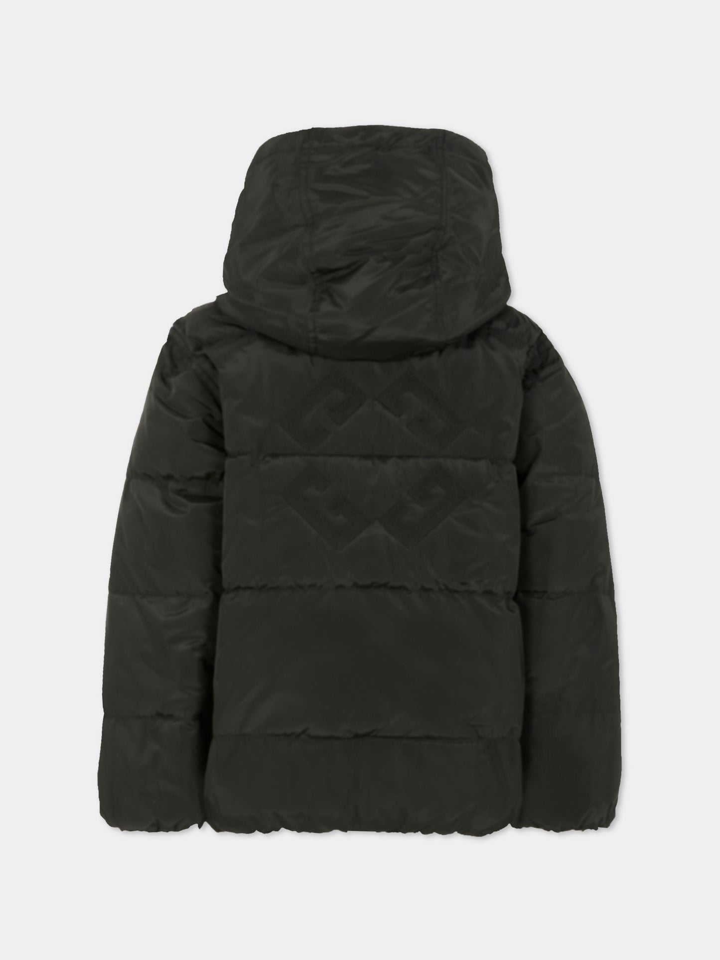 Piumino reversibile nero per bambini con motivo 4G,Givenchy Kids,H30931 09B