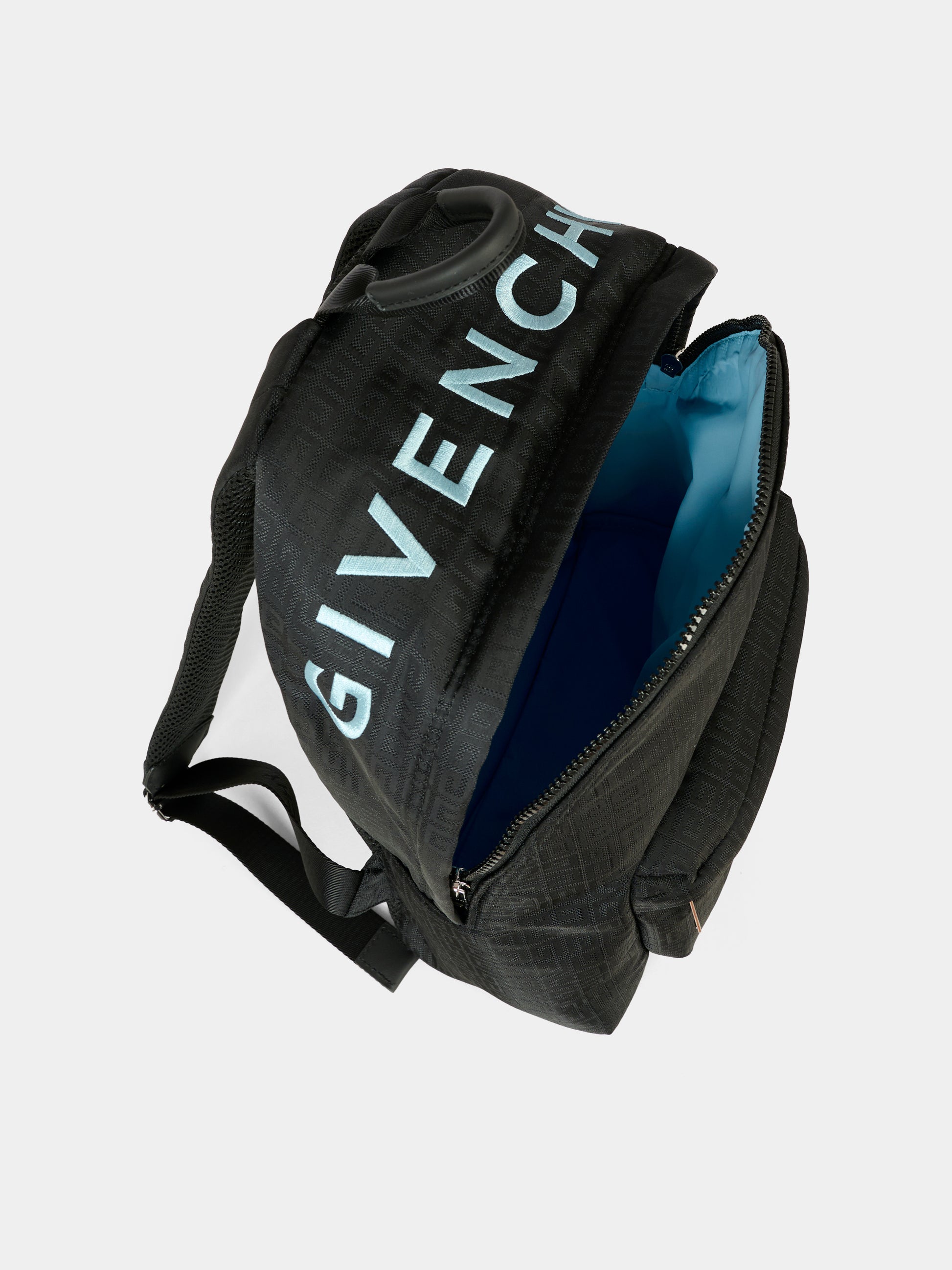 Zaino nero per bambini con logo,Givenchy Kids,H30902 09B