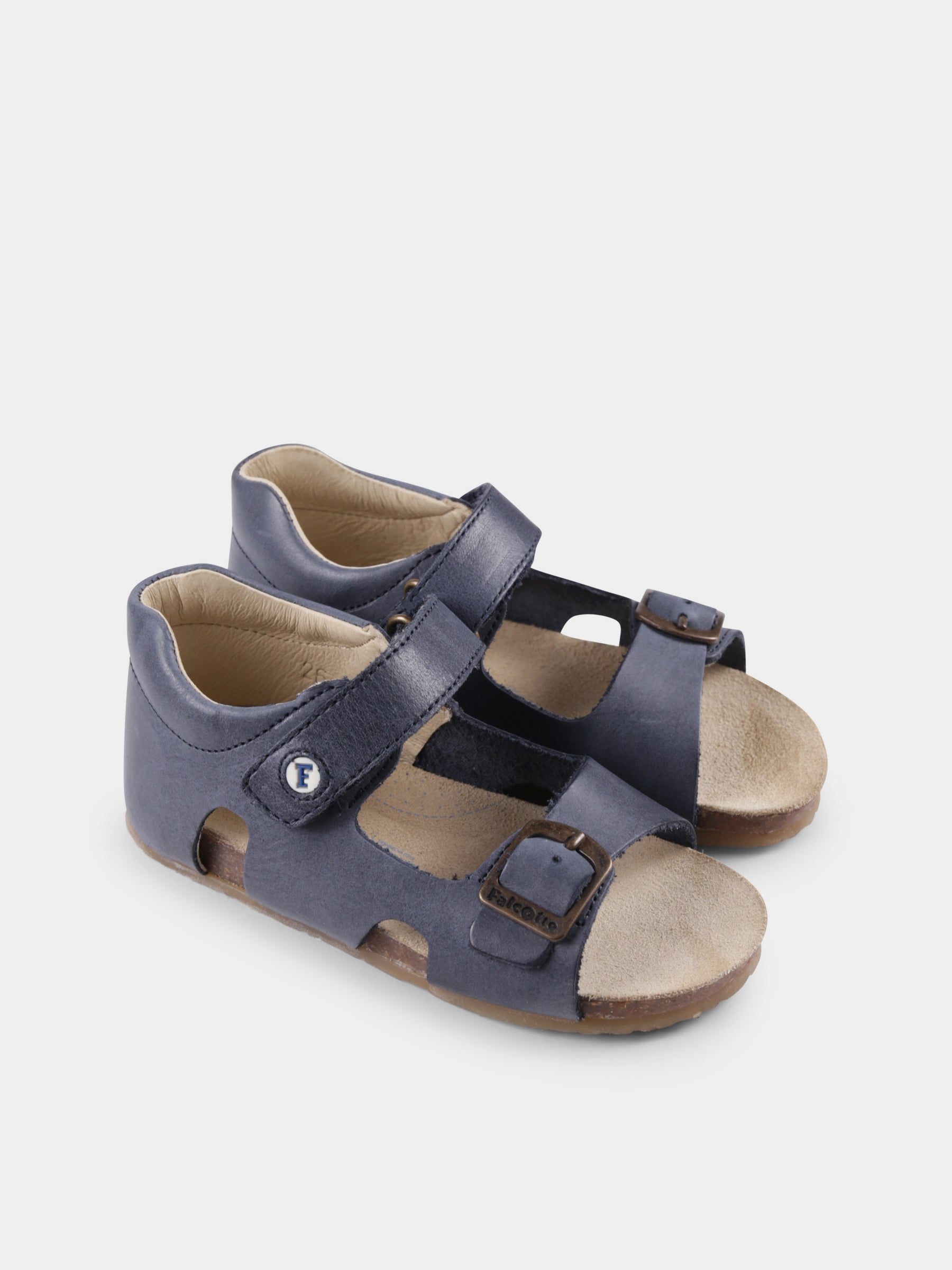 Sandali Bea blu per neonato e bambino,Falcotto,001 1500737 01 0C01 BEA