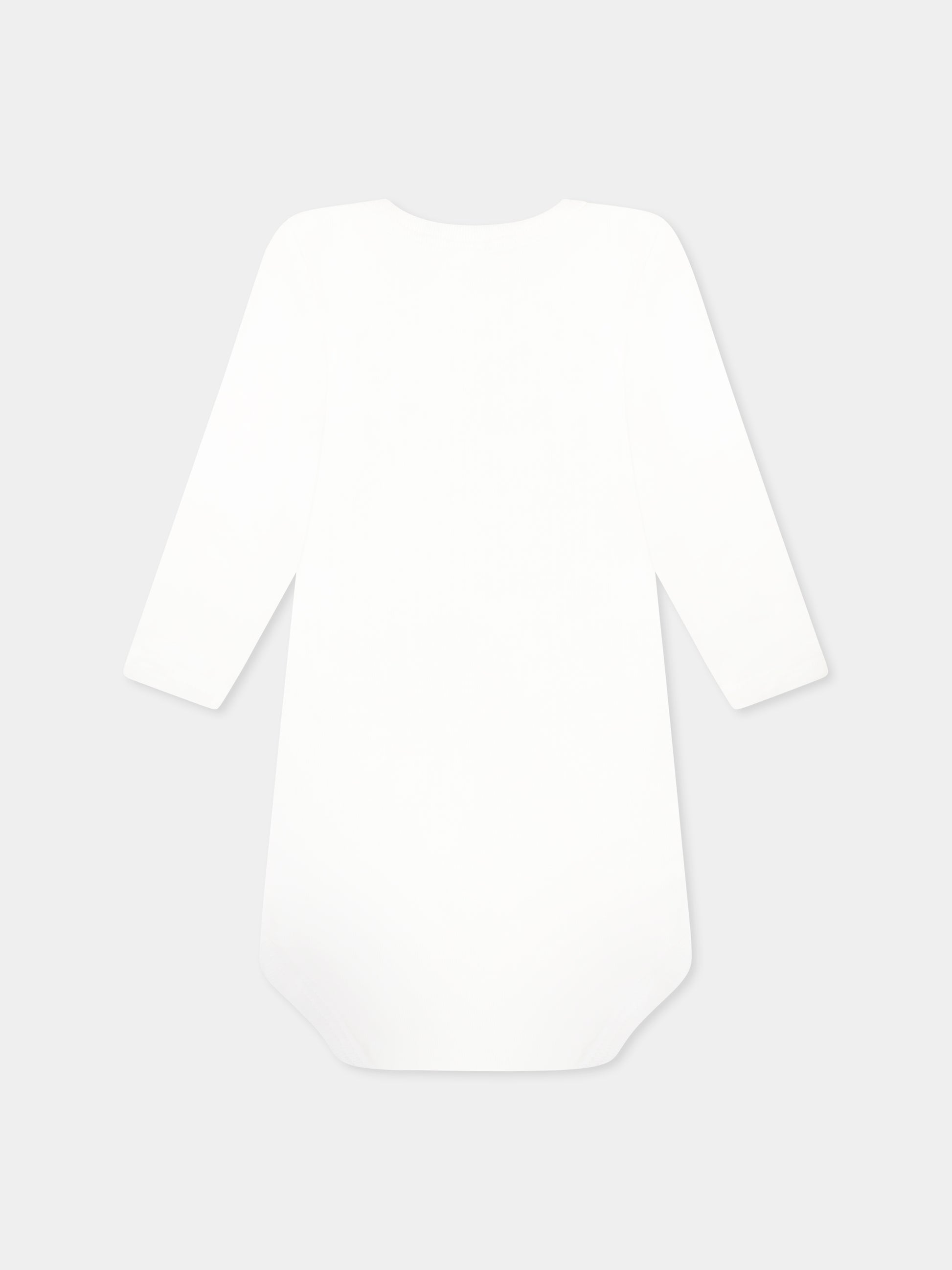 Set body multicolor per neonati con cuori e scritta,Petit Bateau,A0BEA 00