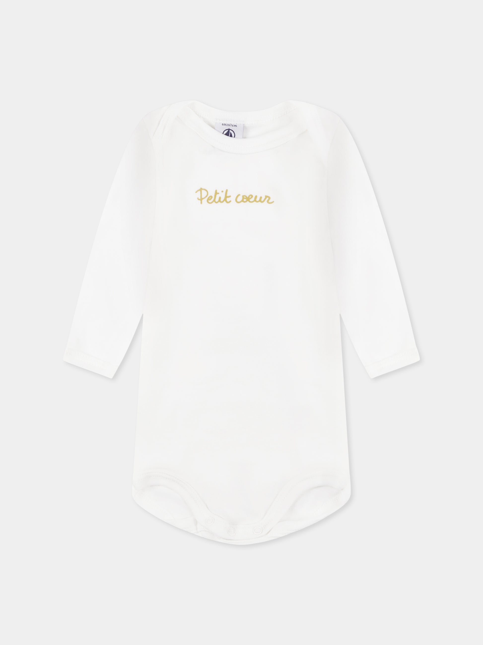 Set body multicolor per neonati con scritta,Petit Bateau,A0BED 00