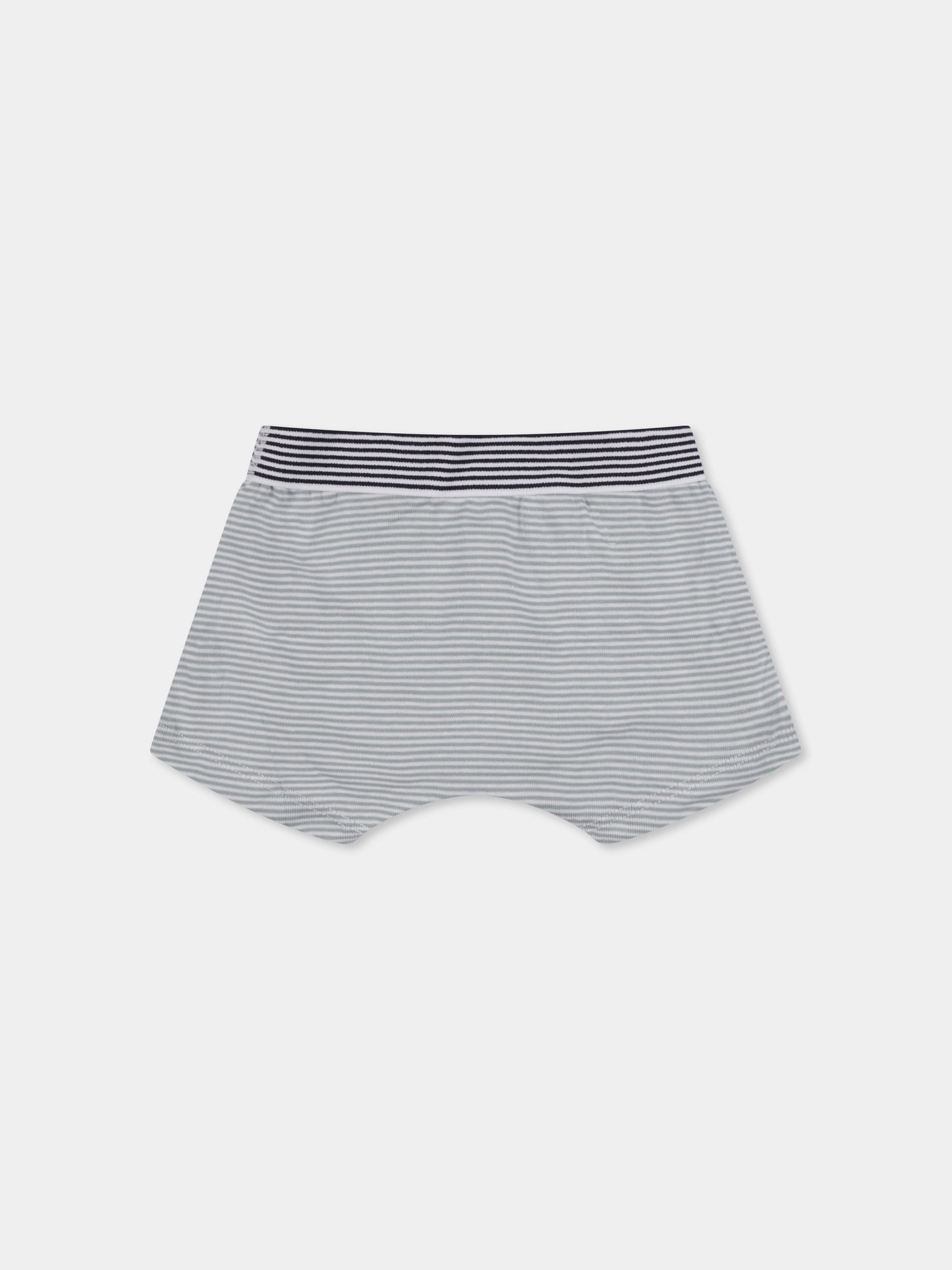 Set boxer multicolor per bambino con pecore e righe,Petit Bateau,A0BH4 00