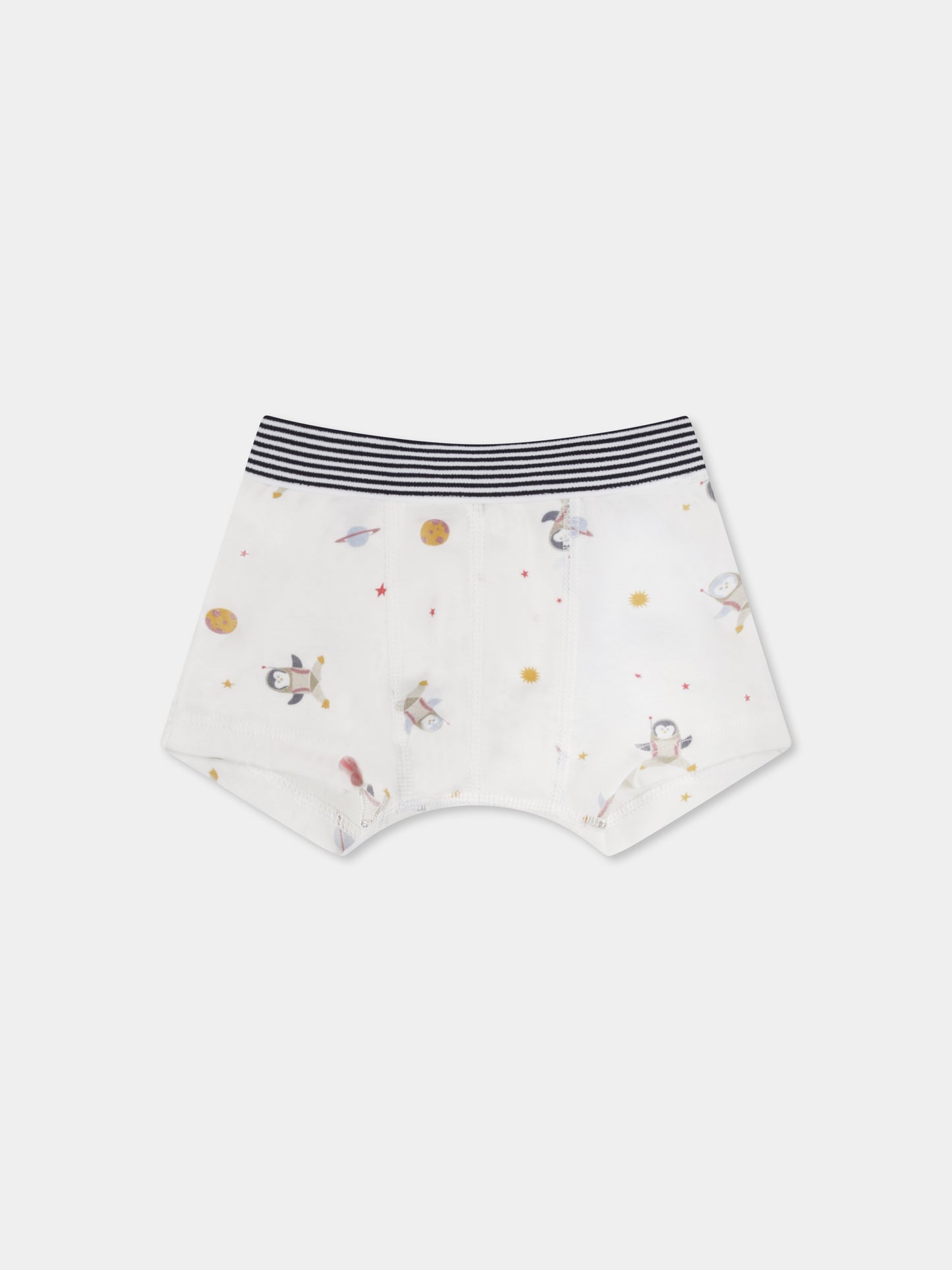 Set boxer multicolor per bambino con stampa spazio,Petit Bateau,A0BH6 00