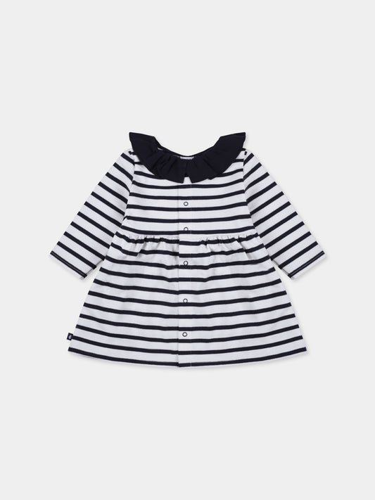 Vestito bianco per neonata,Petit Bateau,A0BKO 01