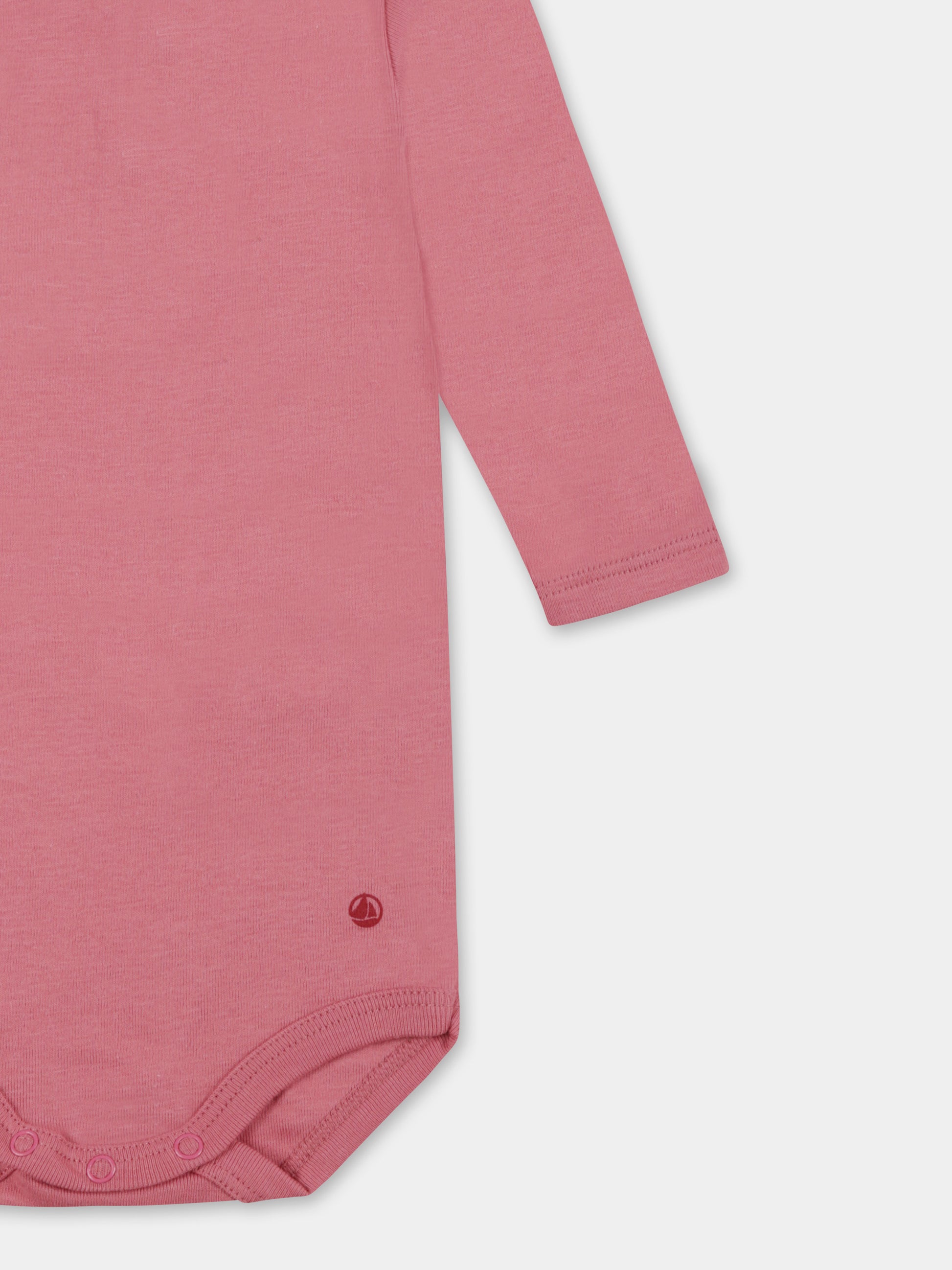 Body rosa per neonata con logo,Petit Bateau,A0BQF 03