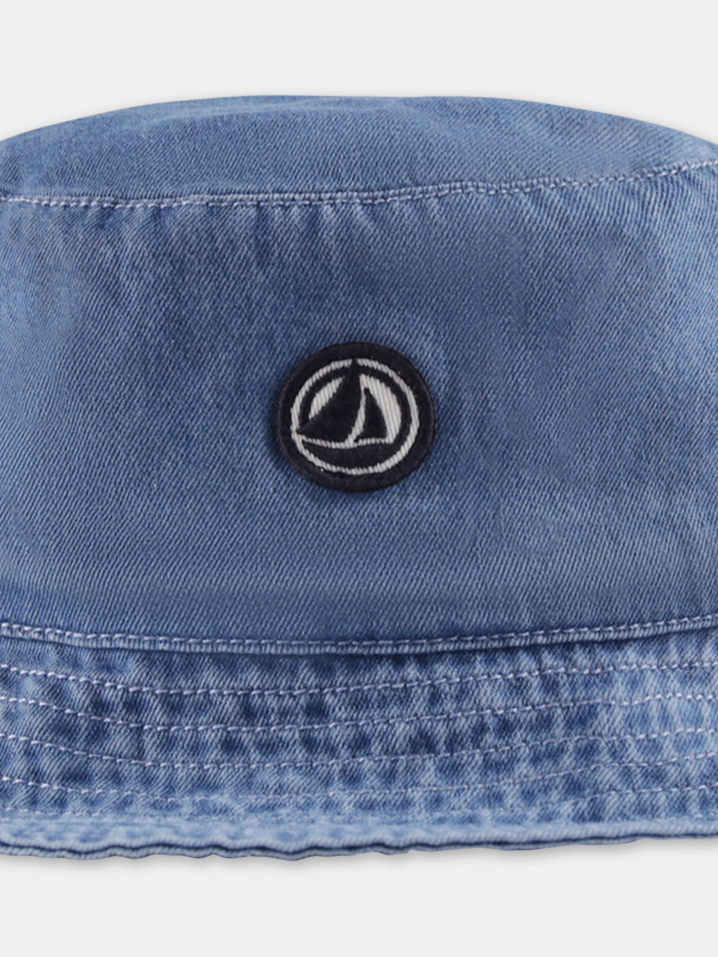 Blue cloche for boy with logo,Petit Bateau,A09ID 01