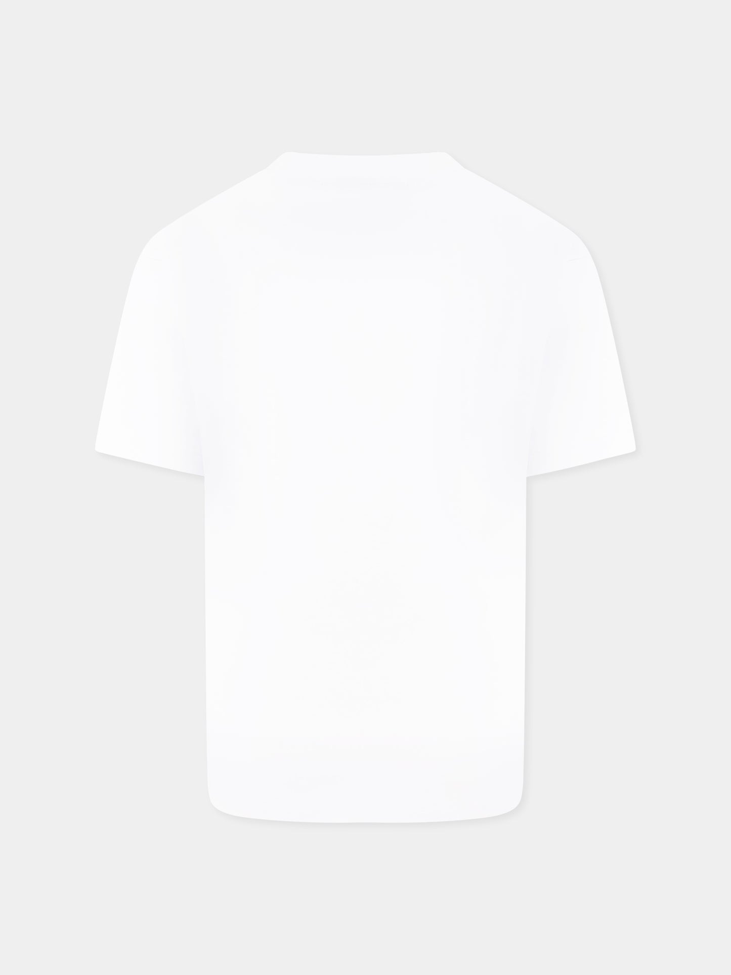 White t-shirt for kids with smiley