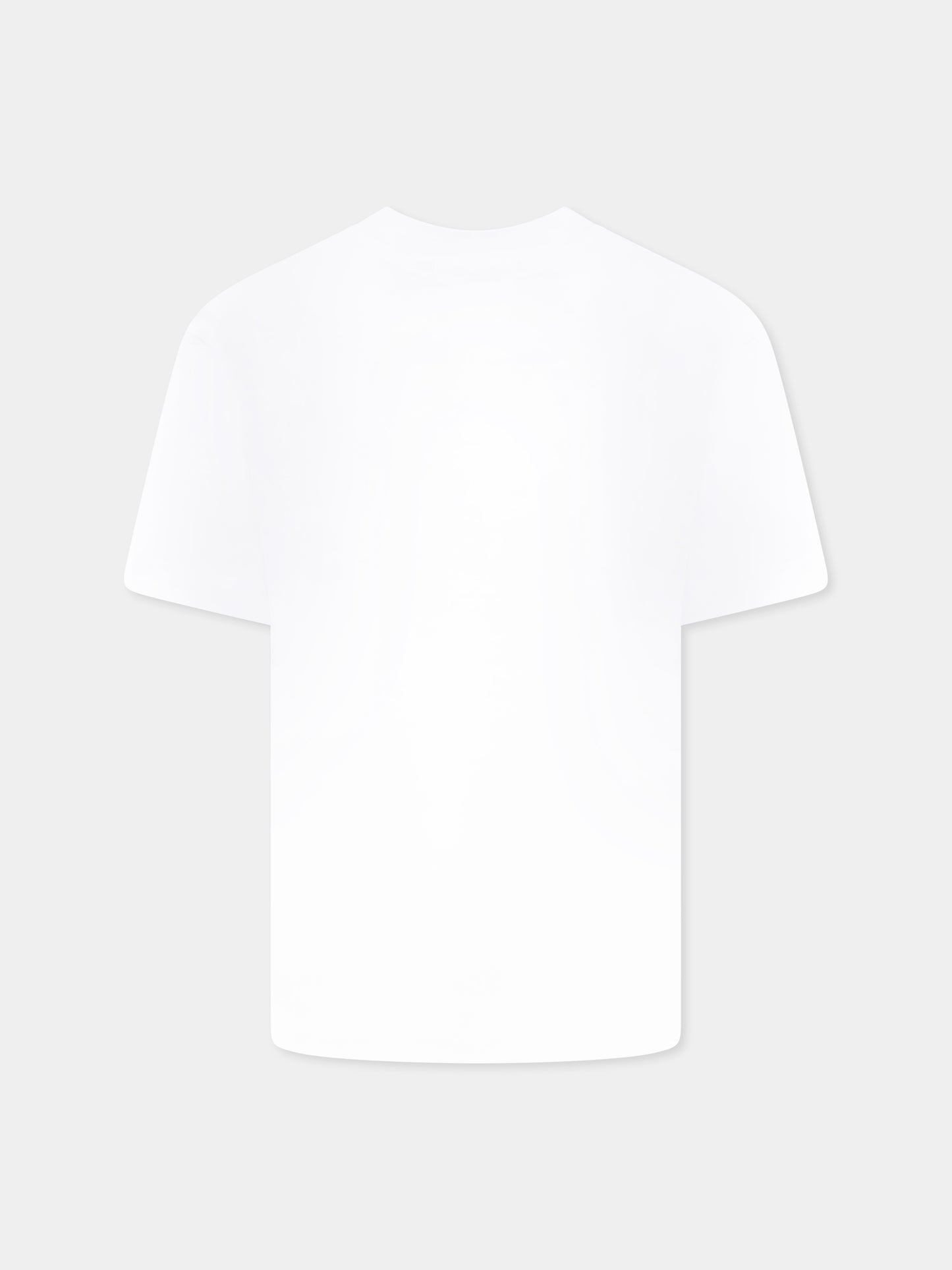 White t-shirt for kids with Bear print