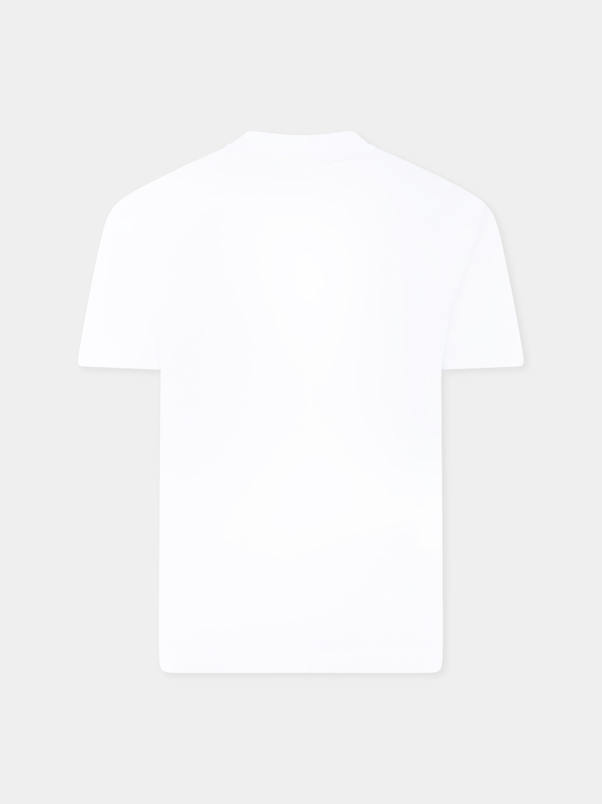 T-shirt bianca per bambini con smile,Barrow,S5BKJUTH211 001