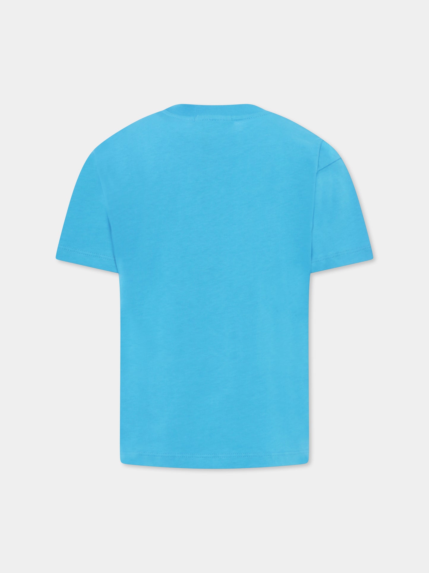 Light blue t-shirt for kids with smiley