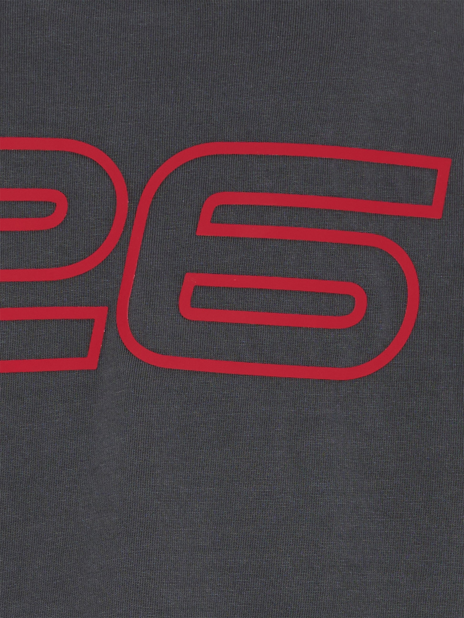 T-shirt grigia per bambini con logo rosso,Fear Of God Essentials,785HO251431K IRON GREY