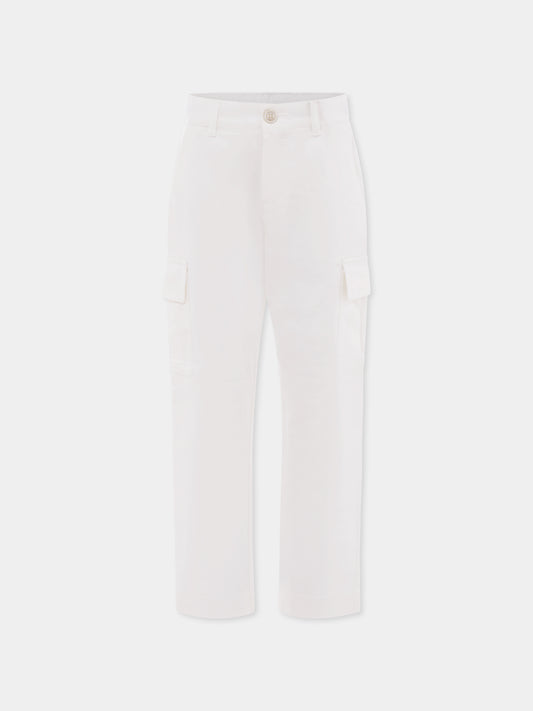 Ivory trousers for boy