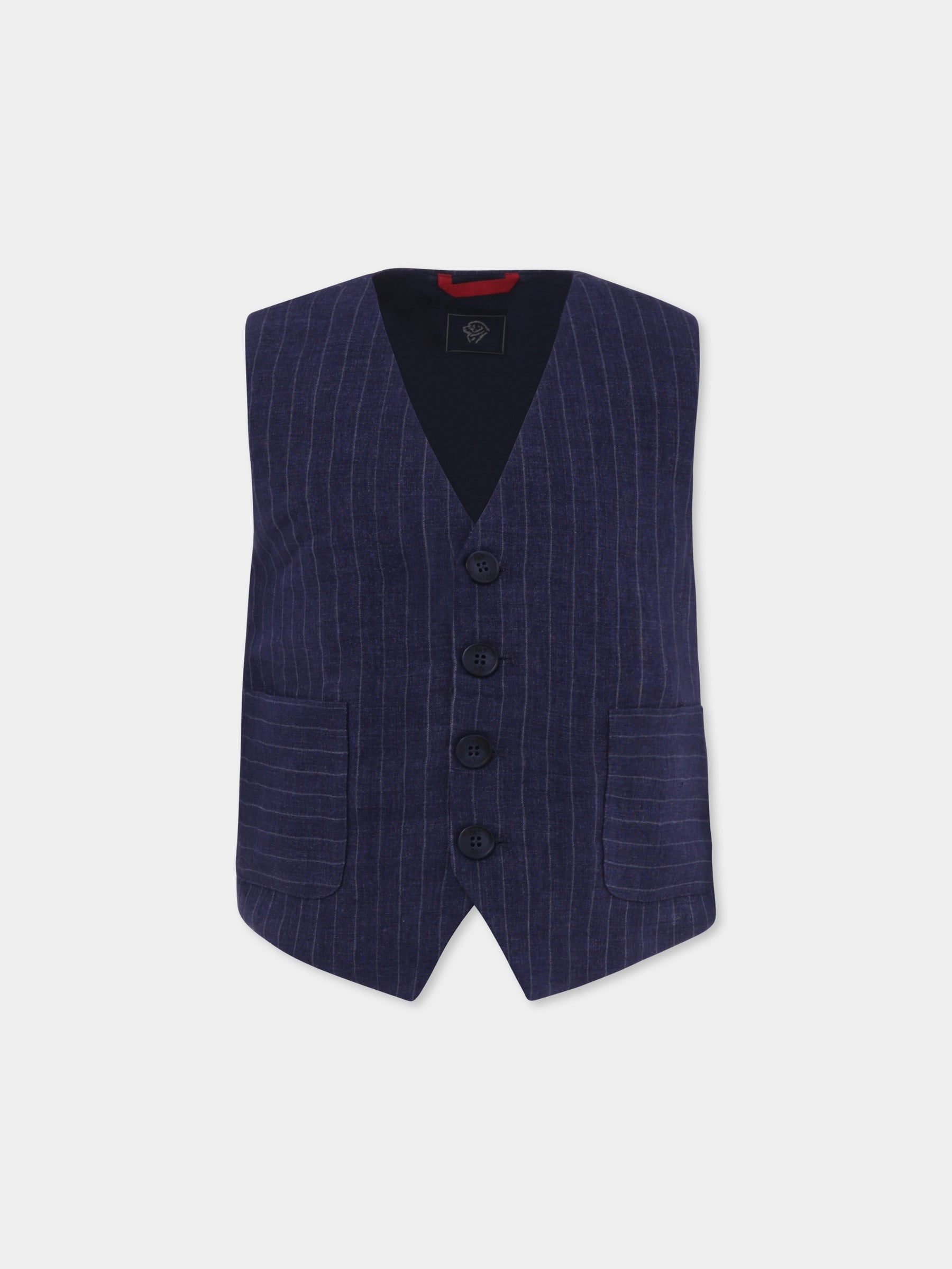 Panciotto blu per bambino,Fay Kids,FW2Q12 I0272 667AV