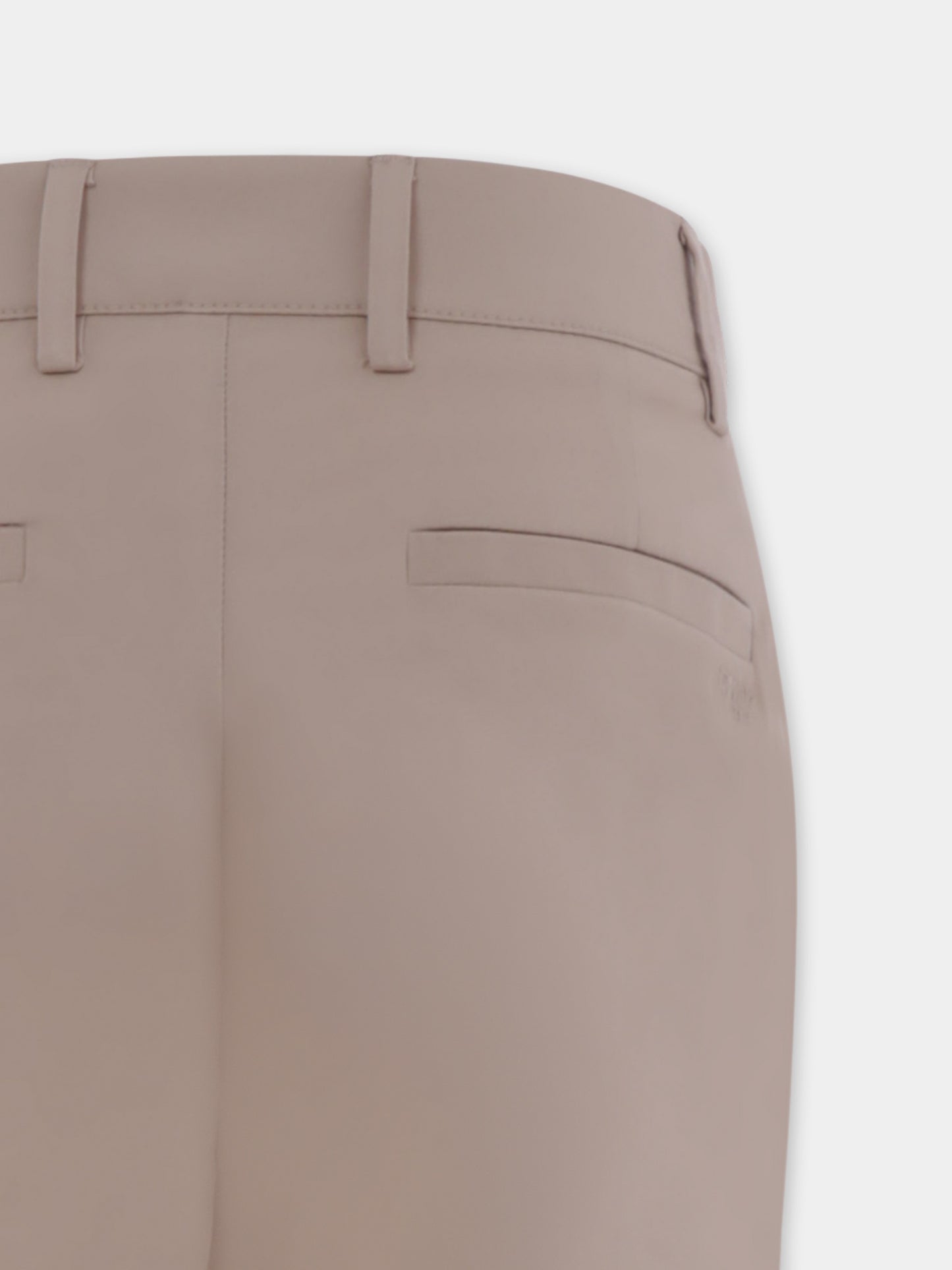 Pantaloni beige per bambino con logo,Fay Kids,FW6P10 G0019 108