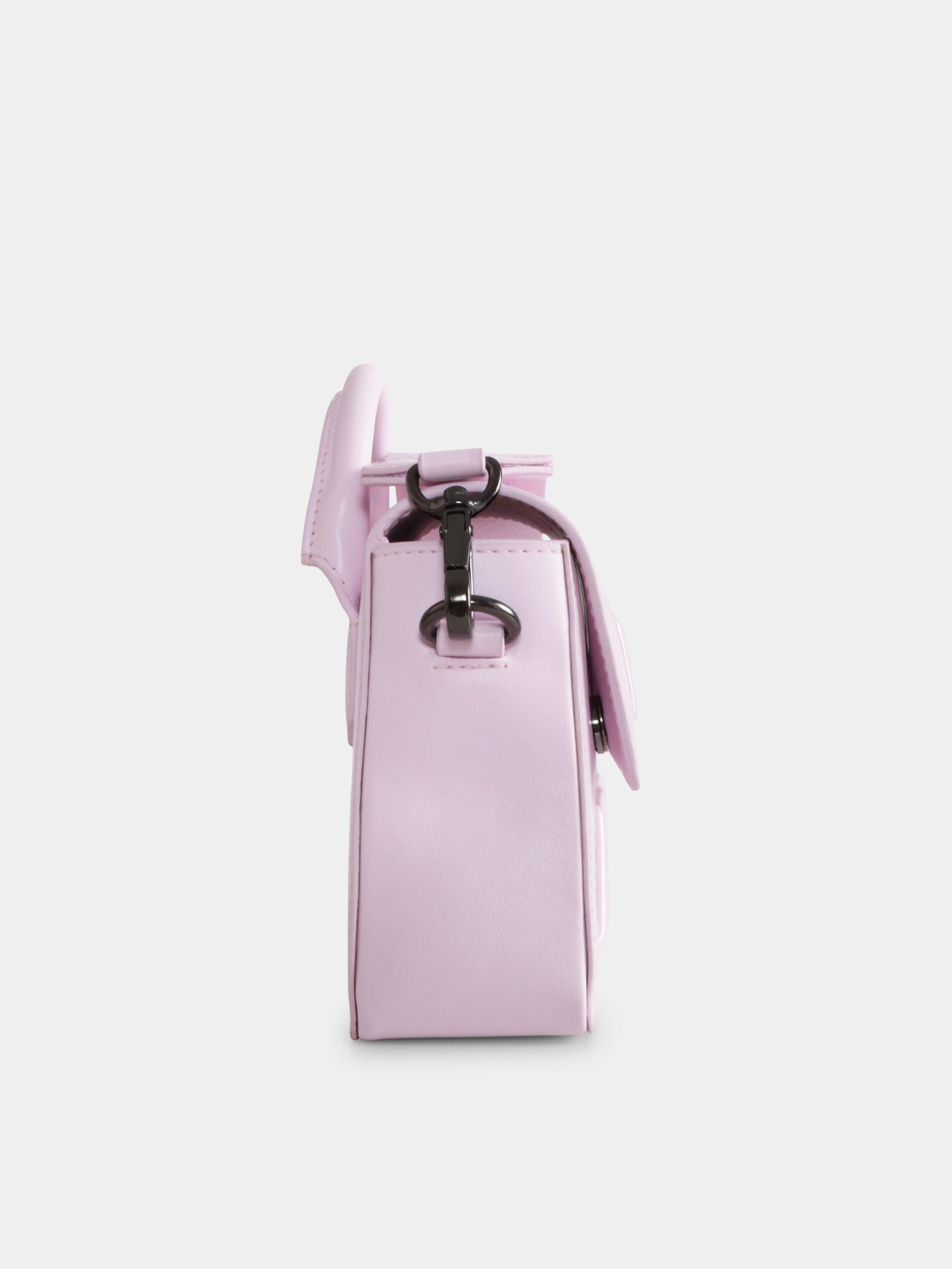Borsa IKON K rosa per bambina con logo,Karl Lagerfeld Kids,Z30401 46P