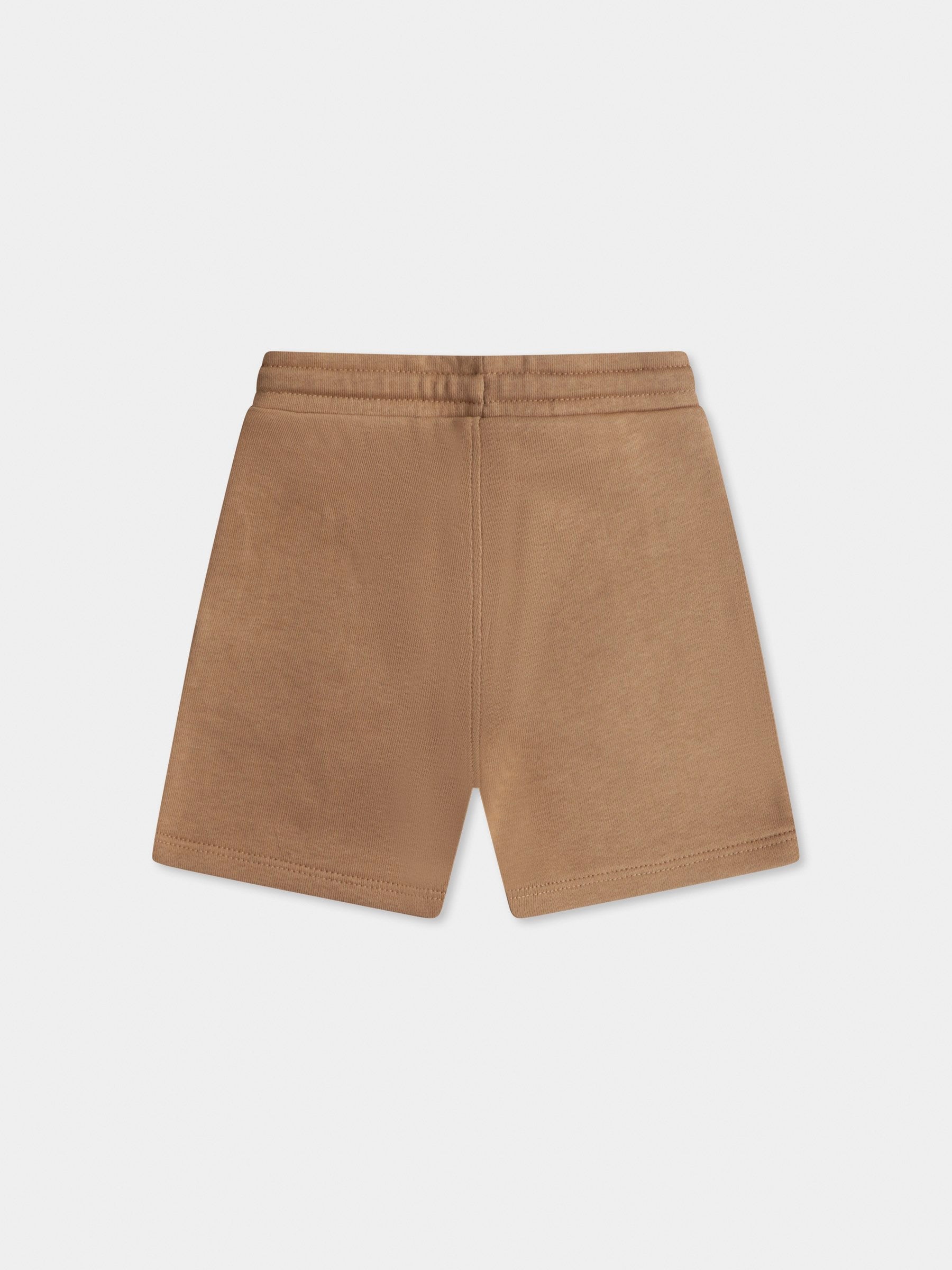 Shorts marroni per neonato con logo,Boss,J50580 269