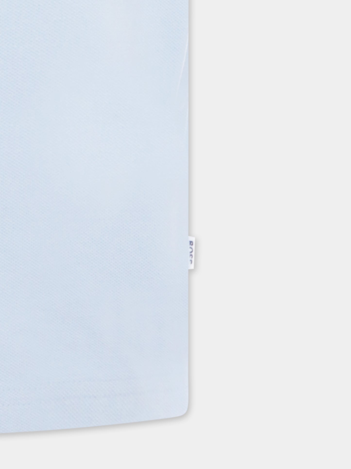 Polo celeste per bambino con logo,Boss,J50704 783