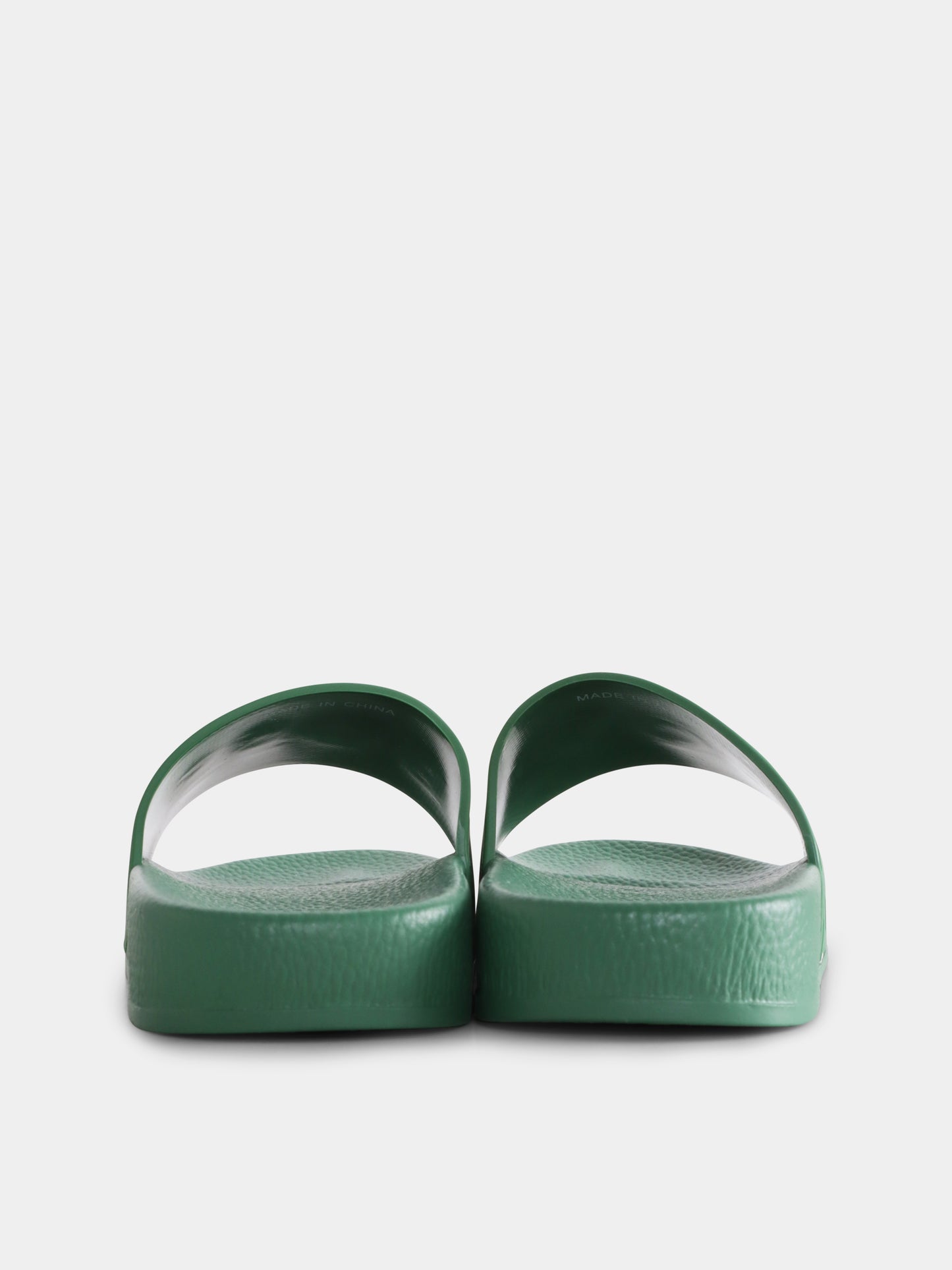 Ciabatte verdi per bambino con logo,Boss,J50879 651