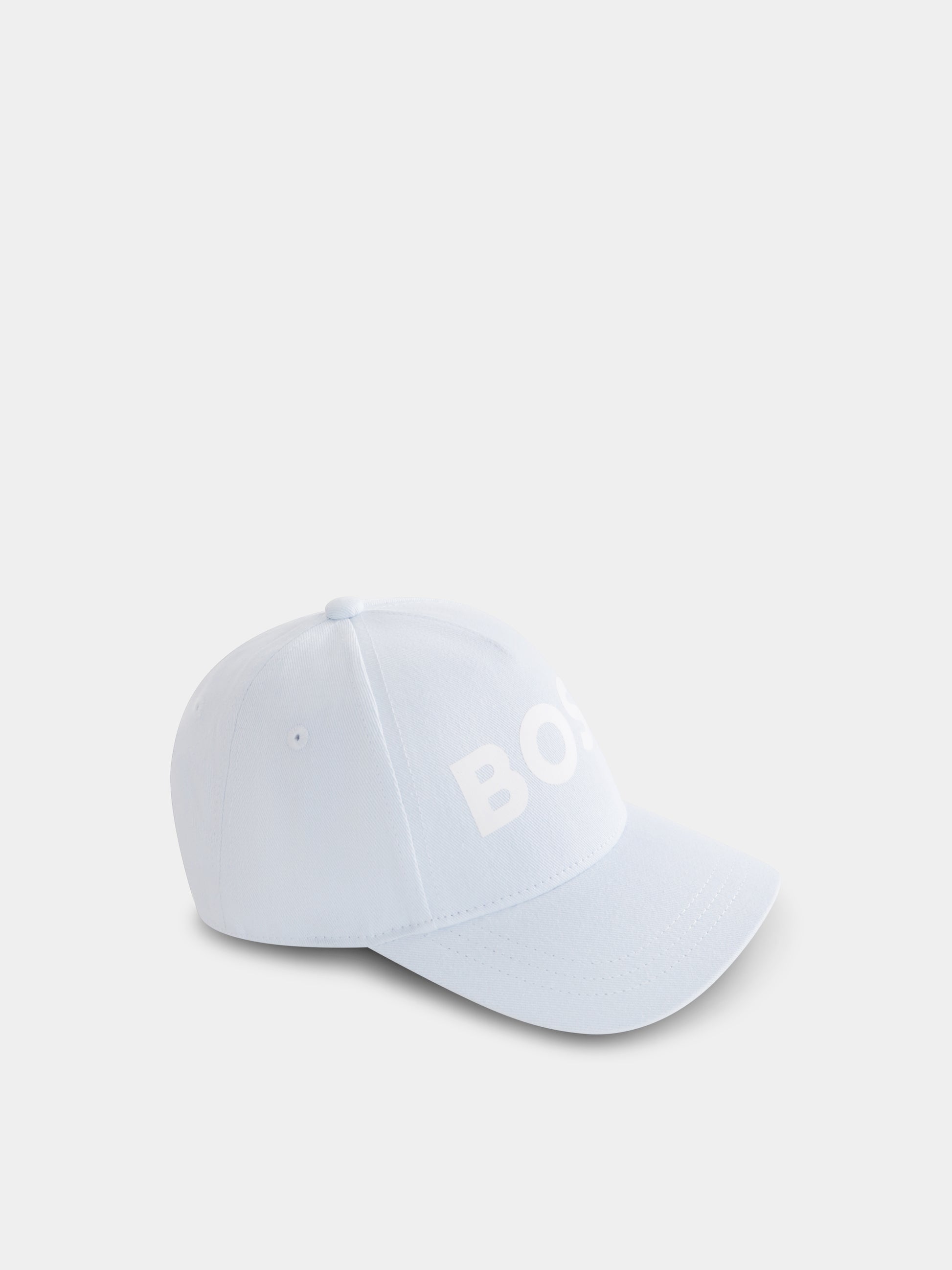 Cappello celeste per bambino con logo,Boss,J50943 783