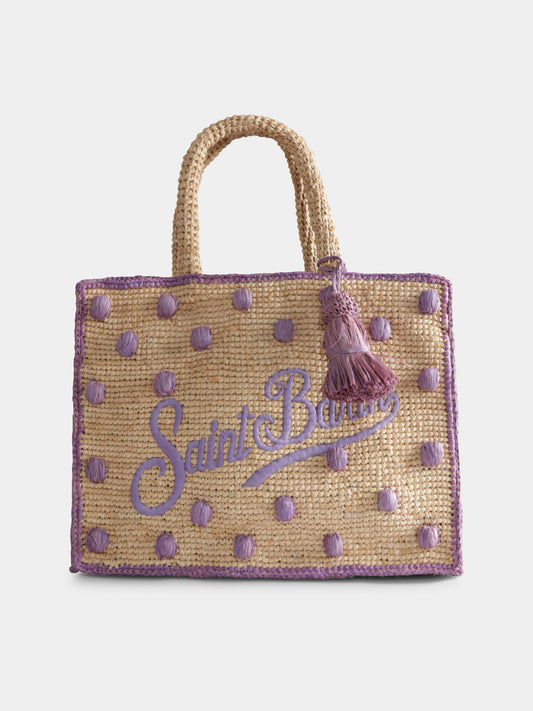 Beige bag for girl with logo