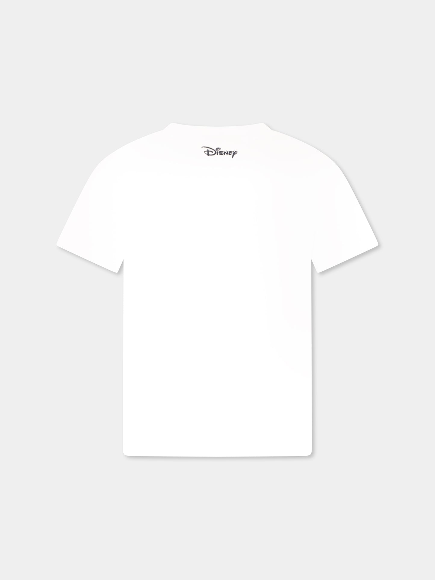 White t-shirt for girl with Mickey Mouse and Minnie