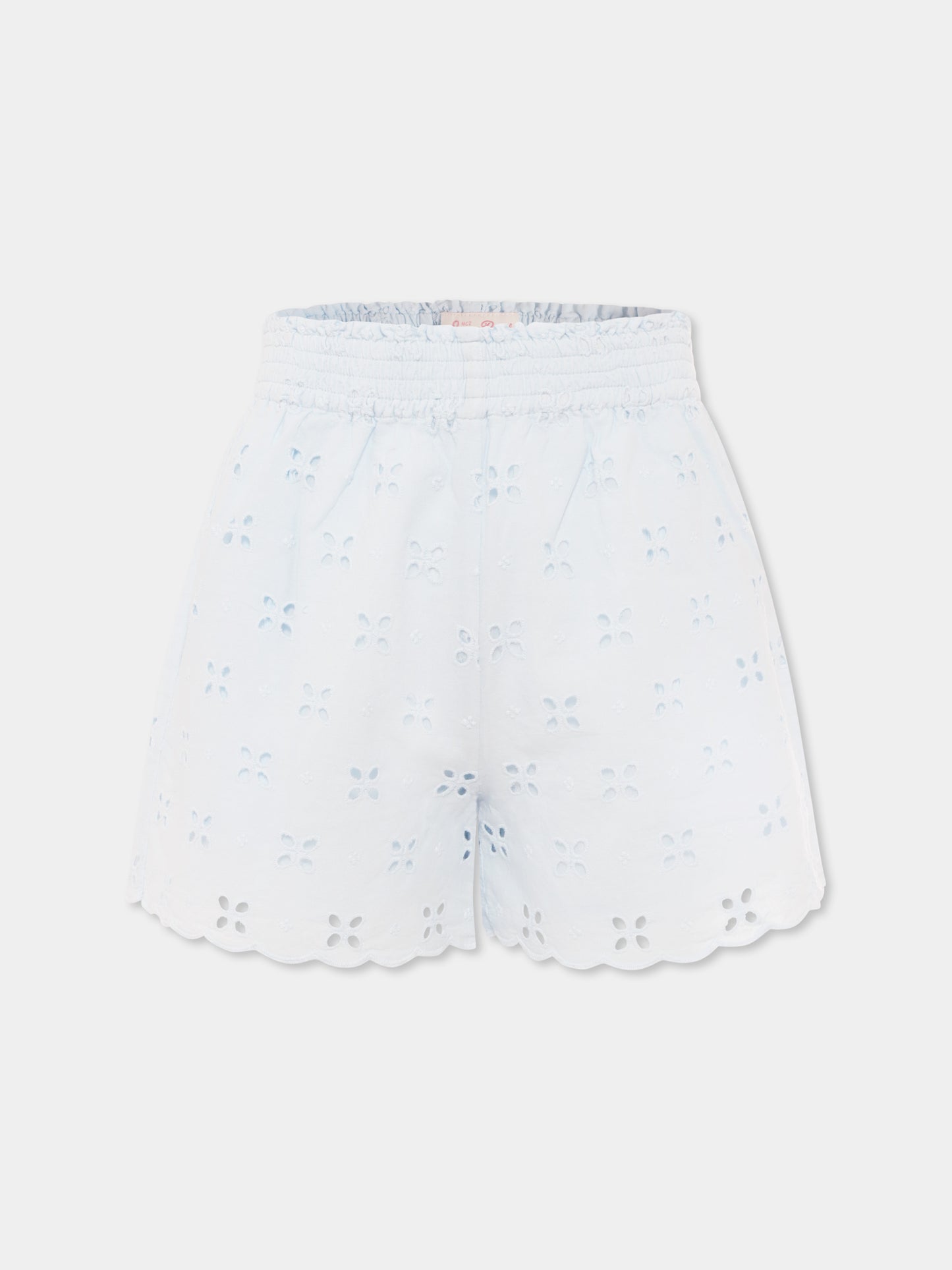 Light blue shirts for girl with flowers