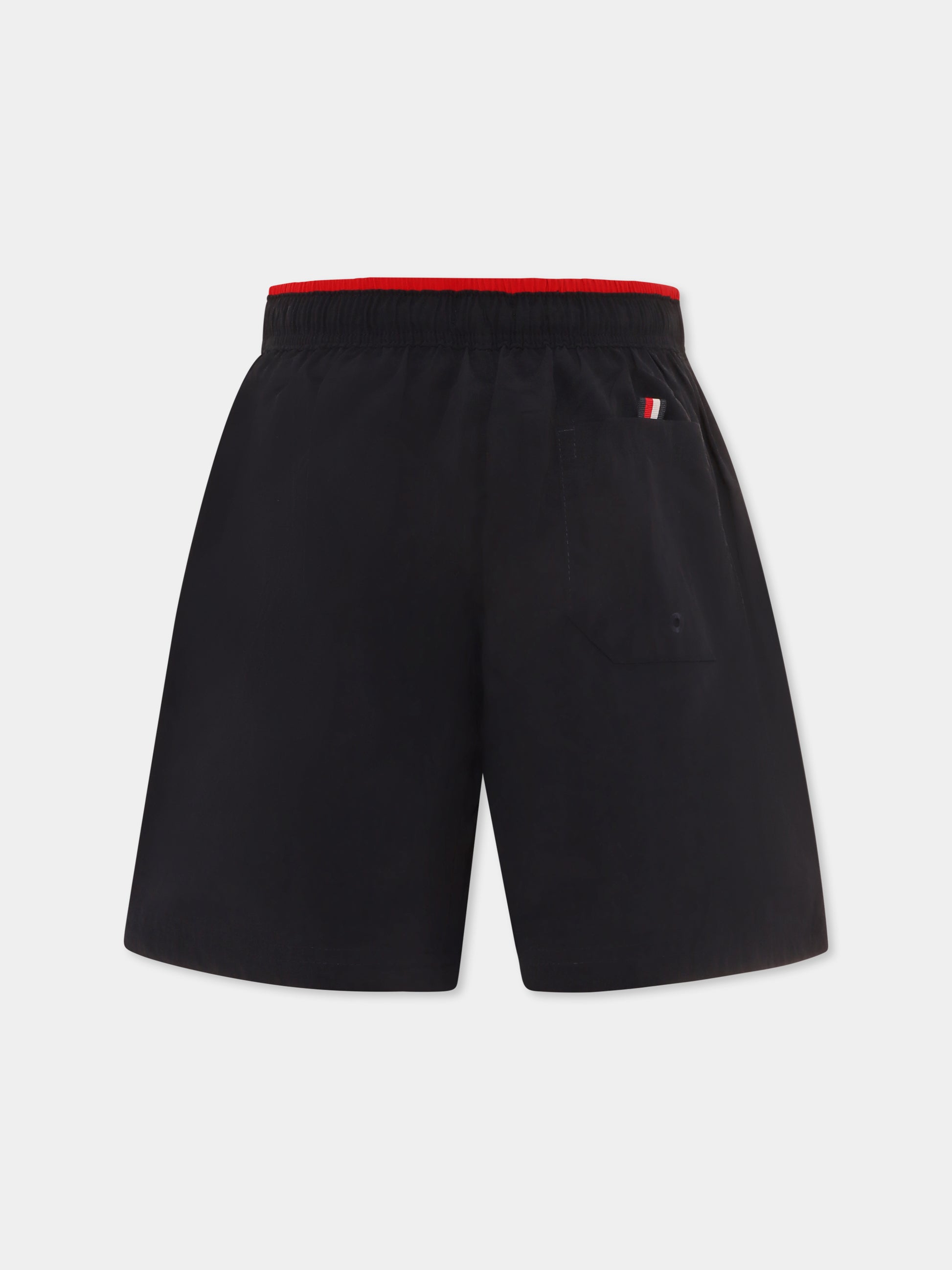 Boxer mare blu per bambino con bandierina,Tommy Hilfiger Junior,UB0UB00526 DW5