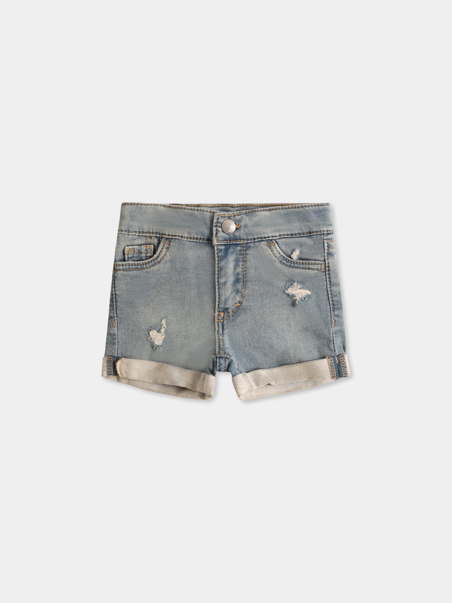 Shorts denim per neonato con logo,Levi's Kids,1EB192 L6C