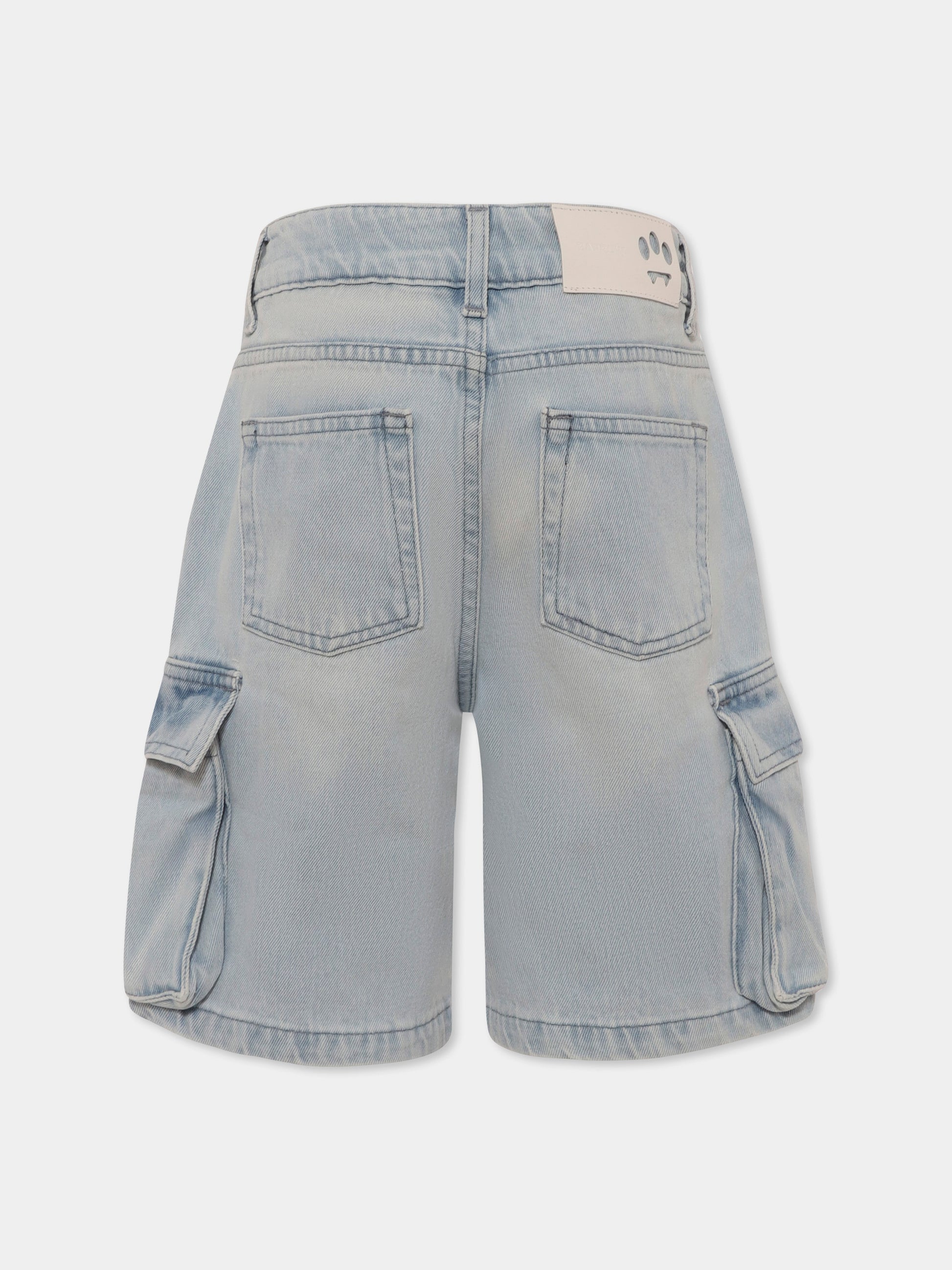 Shorts denim per bambini con logo,Barrow,S5BKJUBE005 172