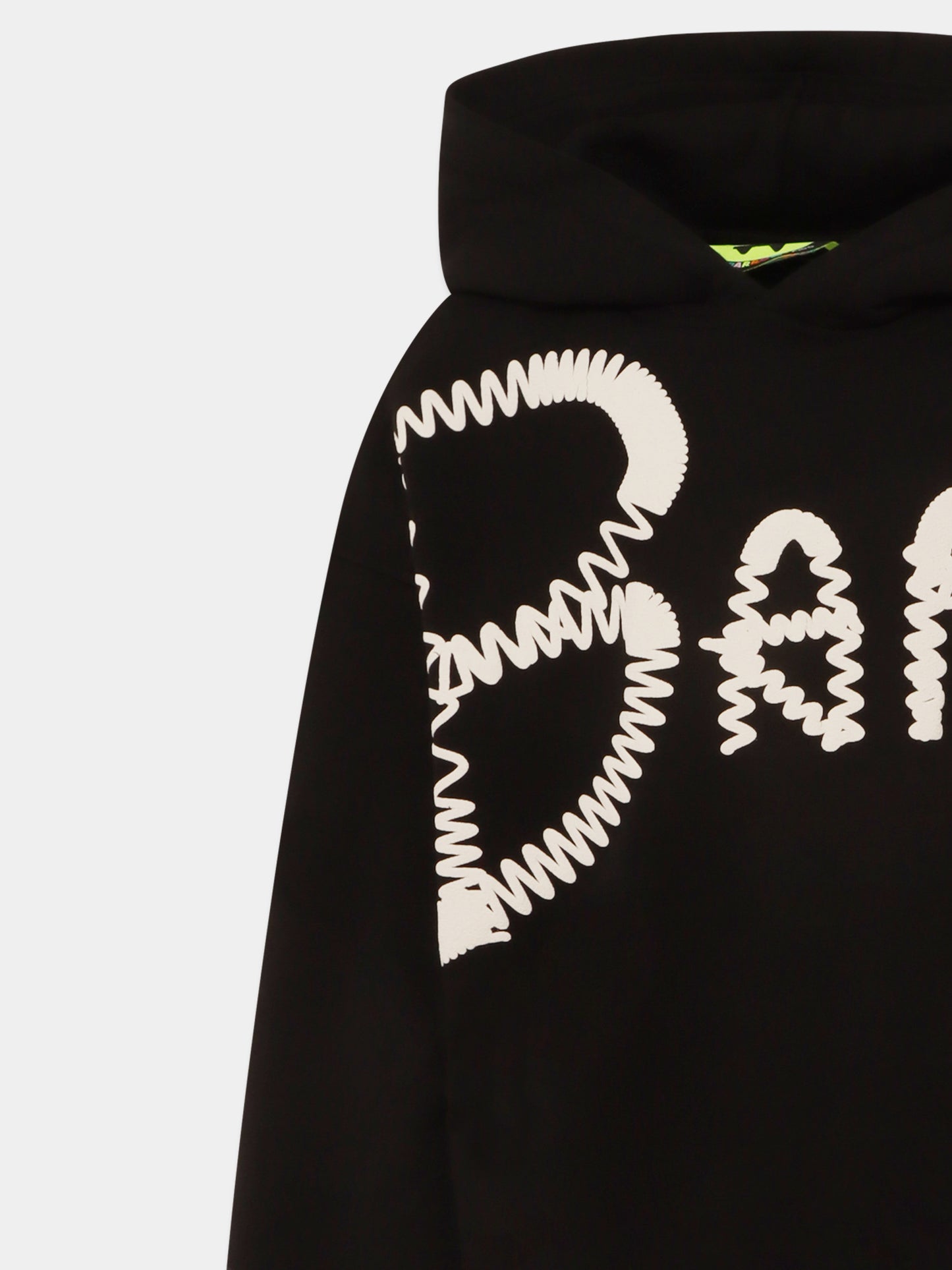 Felpa nera per bambini con logo,Barrow,S5BKJUHS037 110