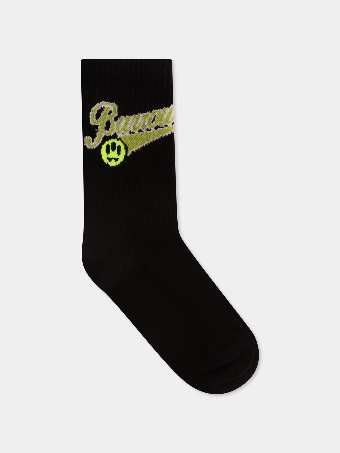 Calze nere per bambini con logo,Barrow,S5BKJUSO043 110