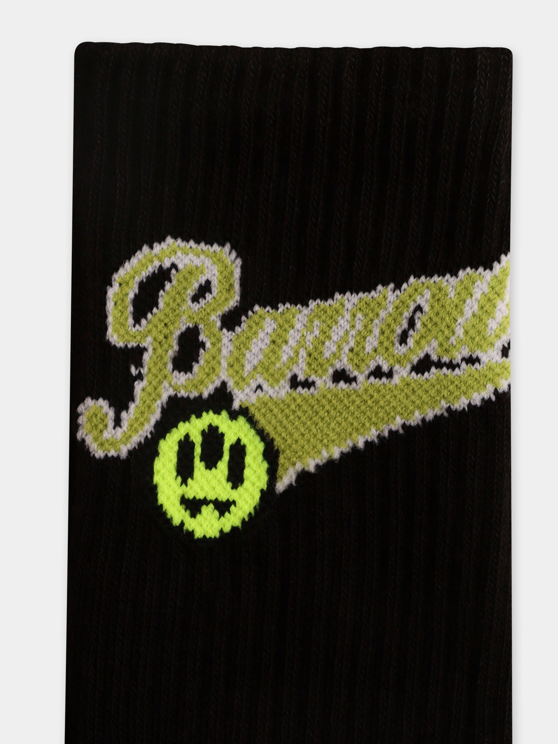 Calze nere per bambini con logo,Barrow,S5BKJUSO043 110