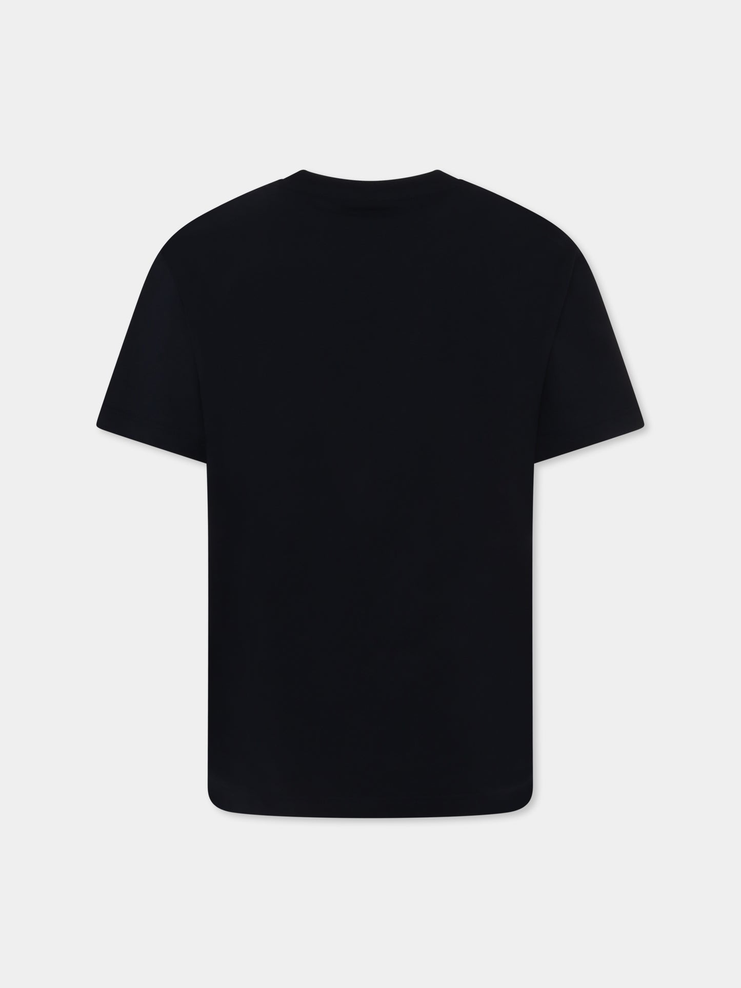 Blue t-shirt for kids with smile