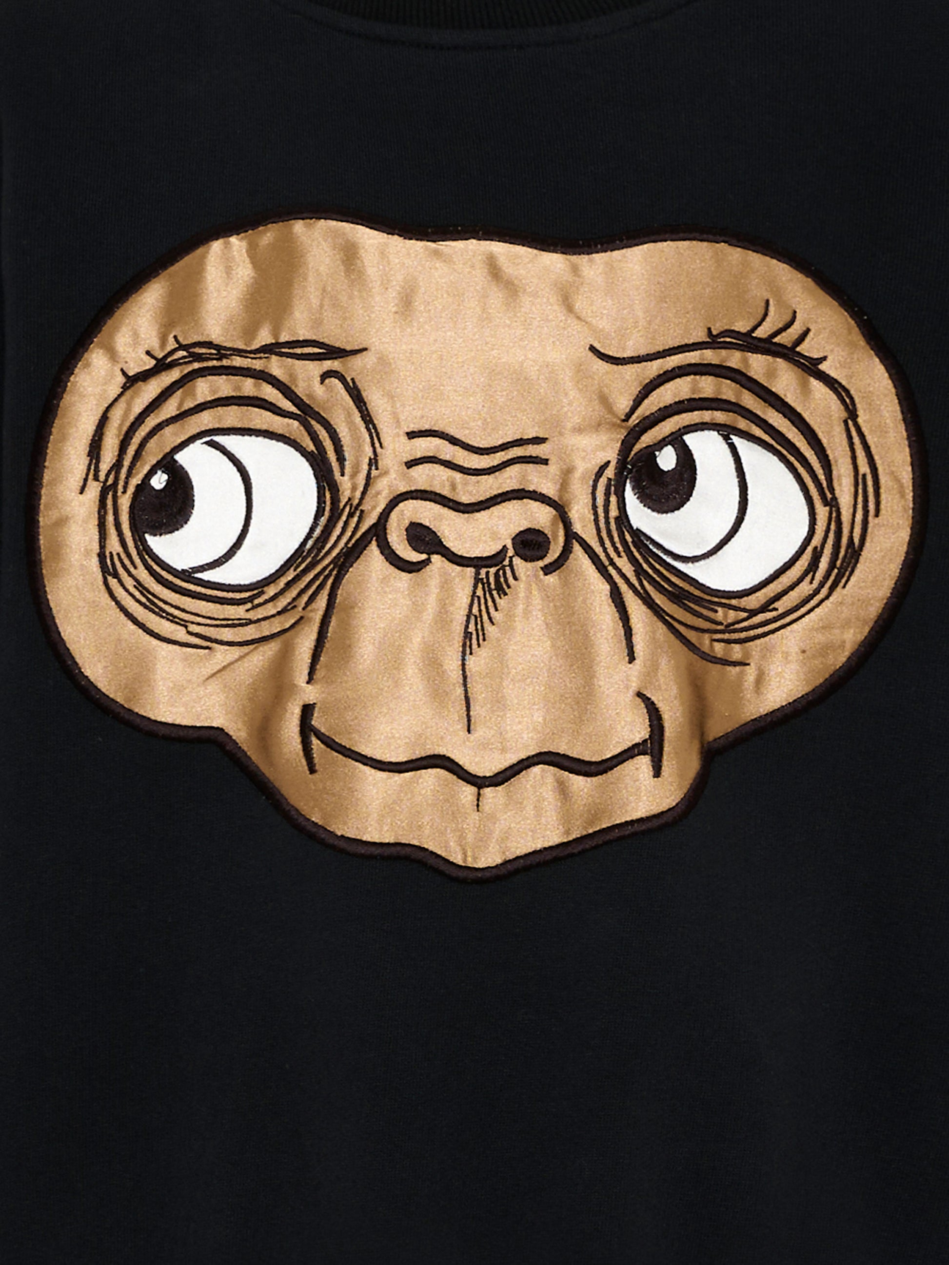 Felpa nero per bambino con E.T.,Mini Rodini,2582010199