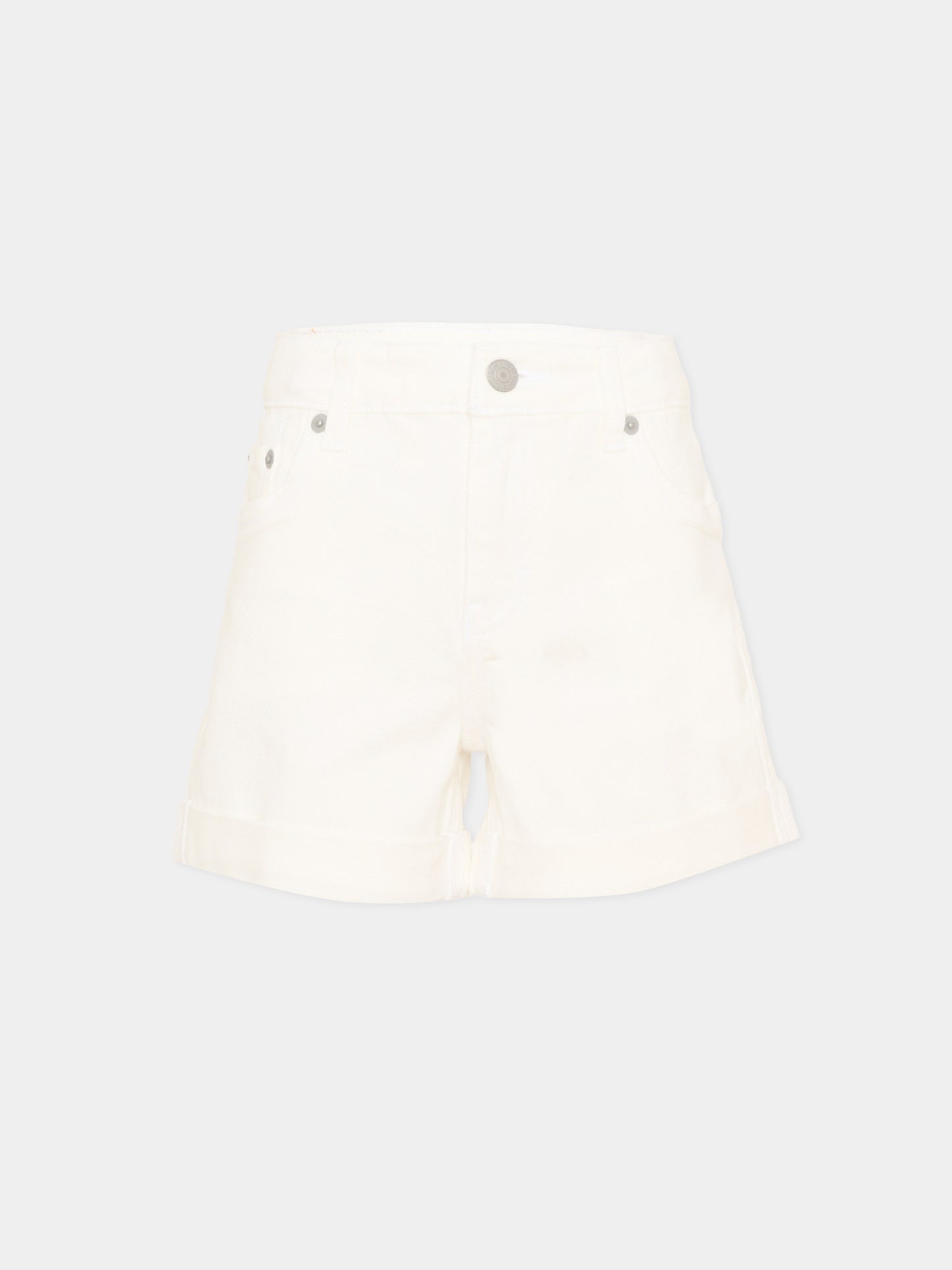 Shorts bianchi per bambina,Levi's Kids,4EH272 X38