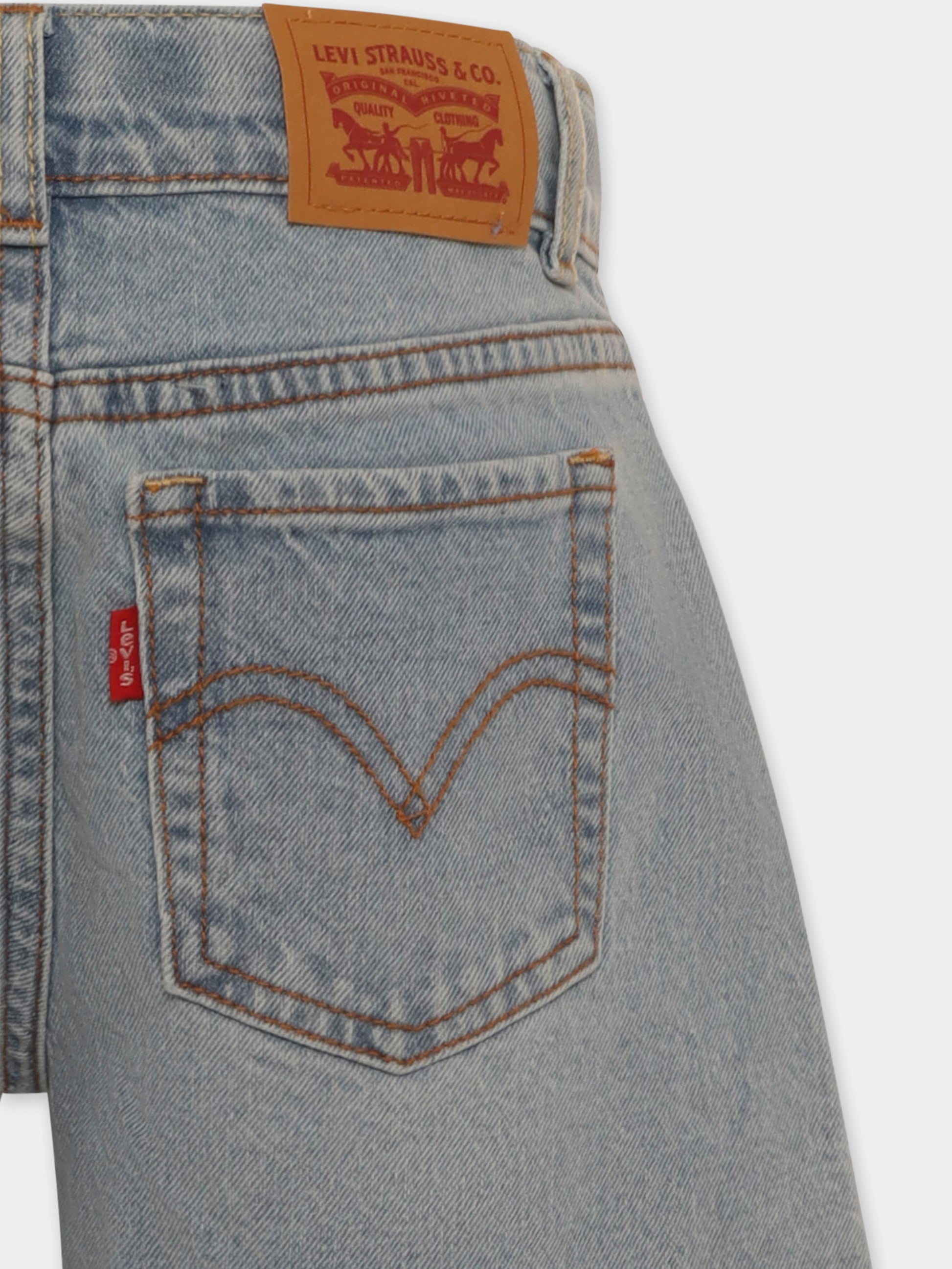 Shorts denim per bambina,Levi's Kids,3EM220 L9Y
