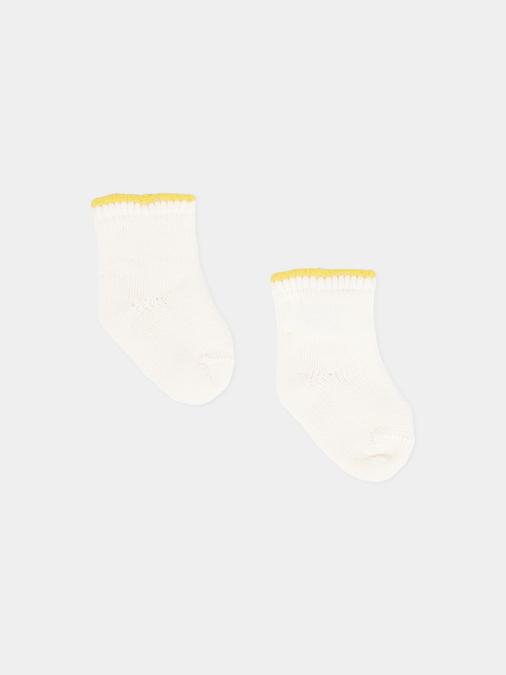 Calzini avorio per neonati,Gensami,CALZ-BASIC-WE OFF WHITE