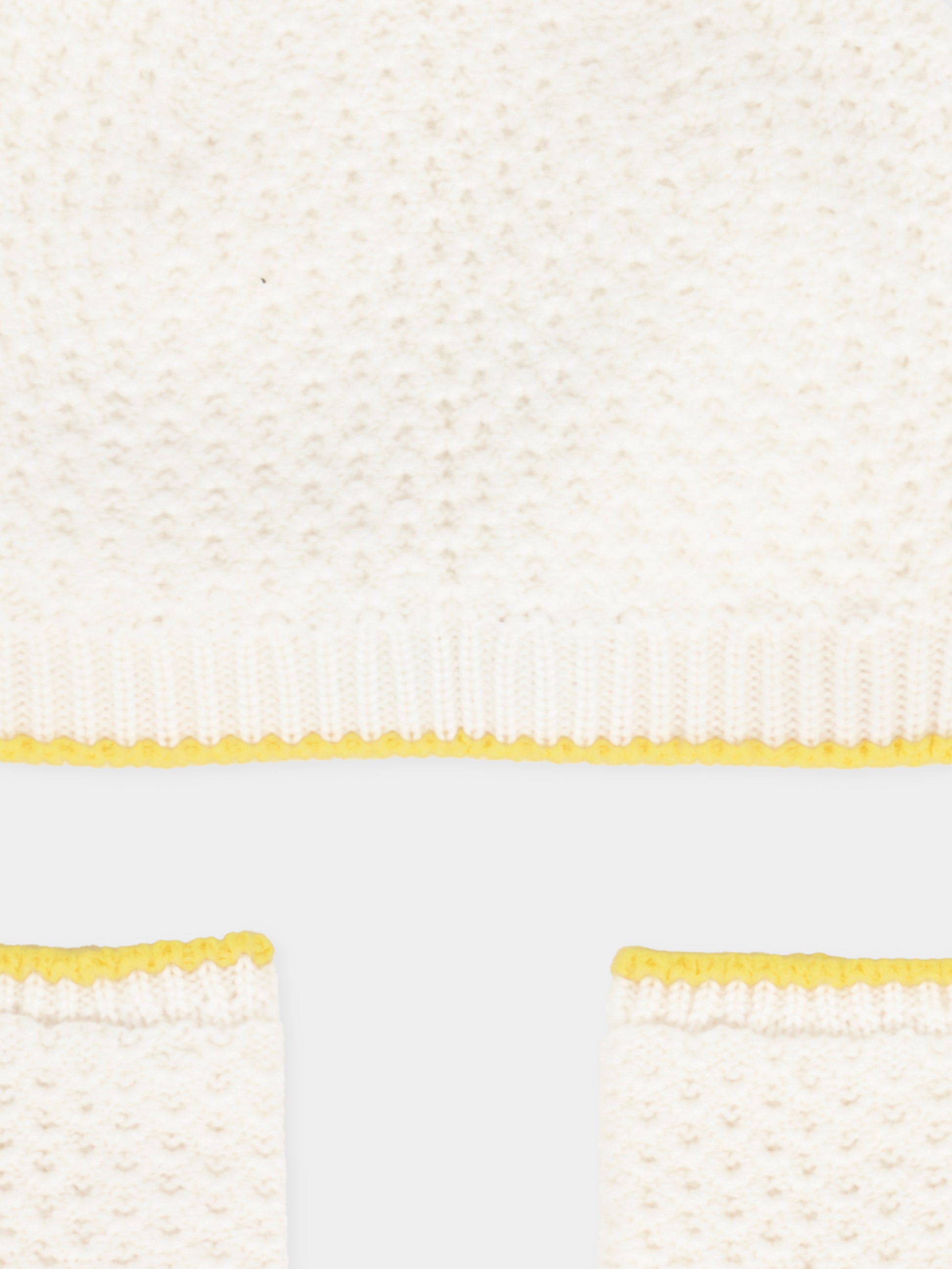 Set accessori avorio per neonati con patch,Gensami,SET-APE-WE OFF WHITE