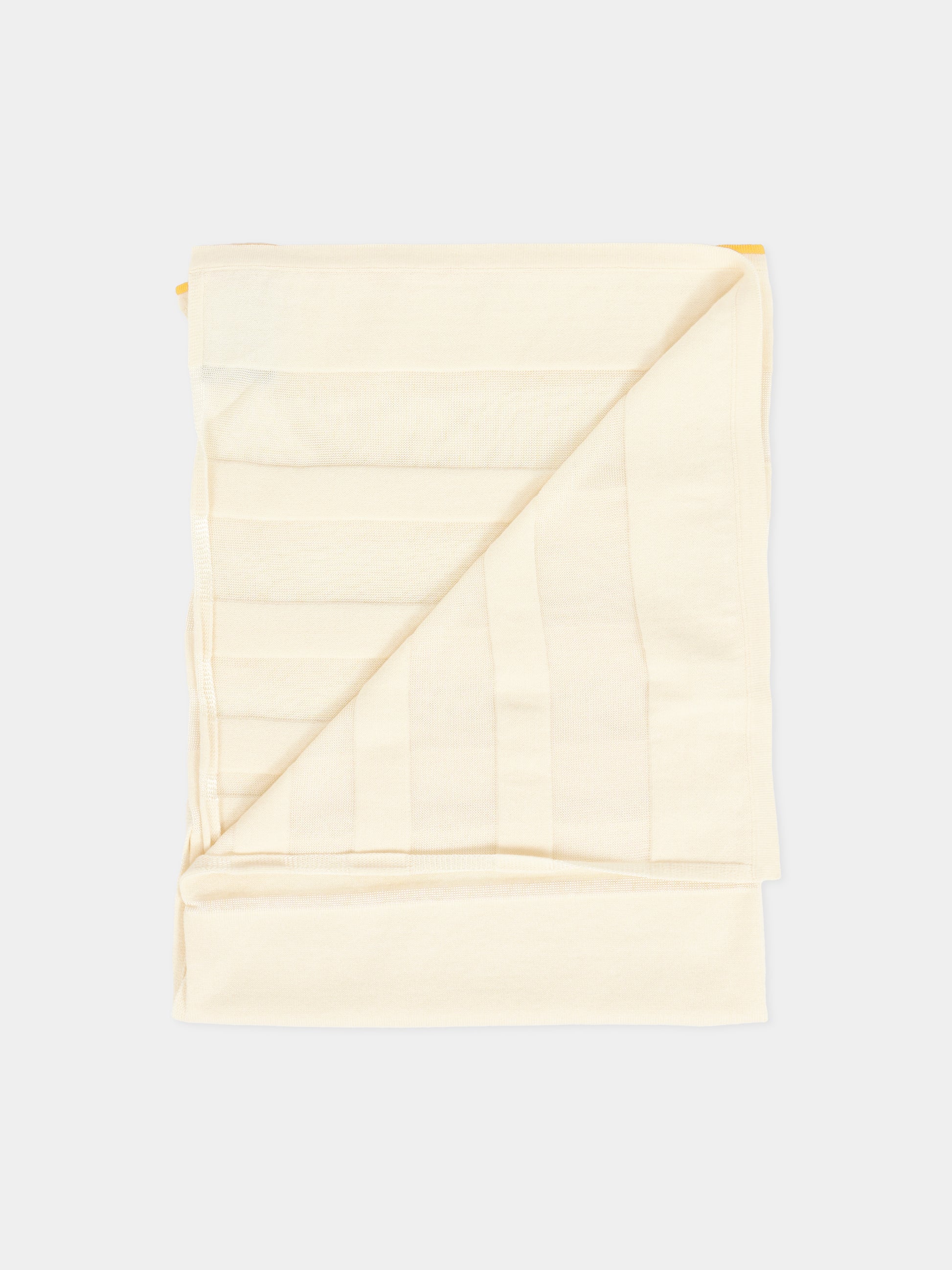 Coperta avorio per neonati con motivo a righe,Gensami,COP-STR-CO BABY IVORY