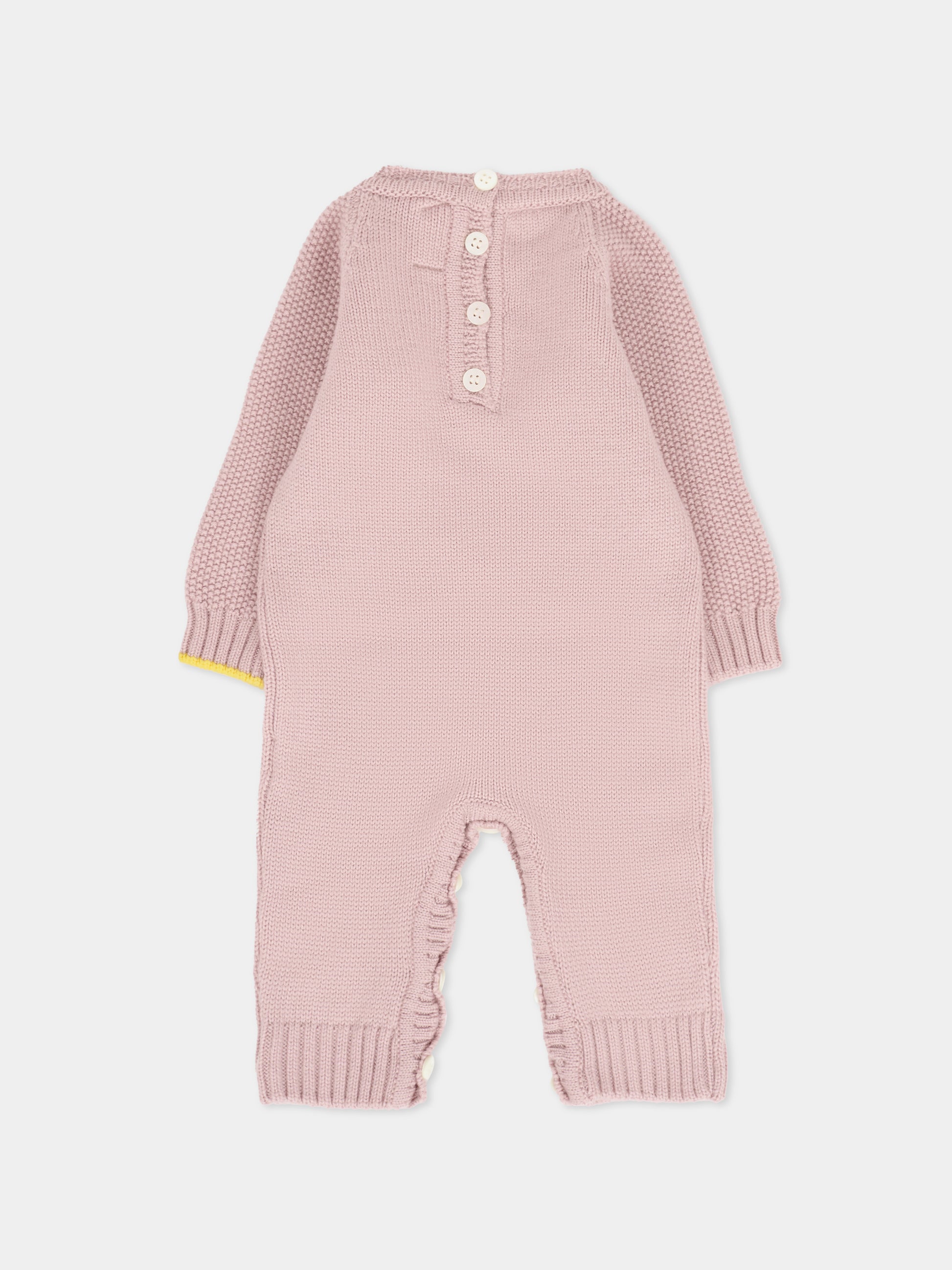 Tutina rosa per neonata con alpachino,Gensami,TU-ALP-WE CAMEO PINK